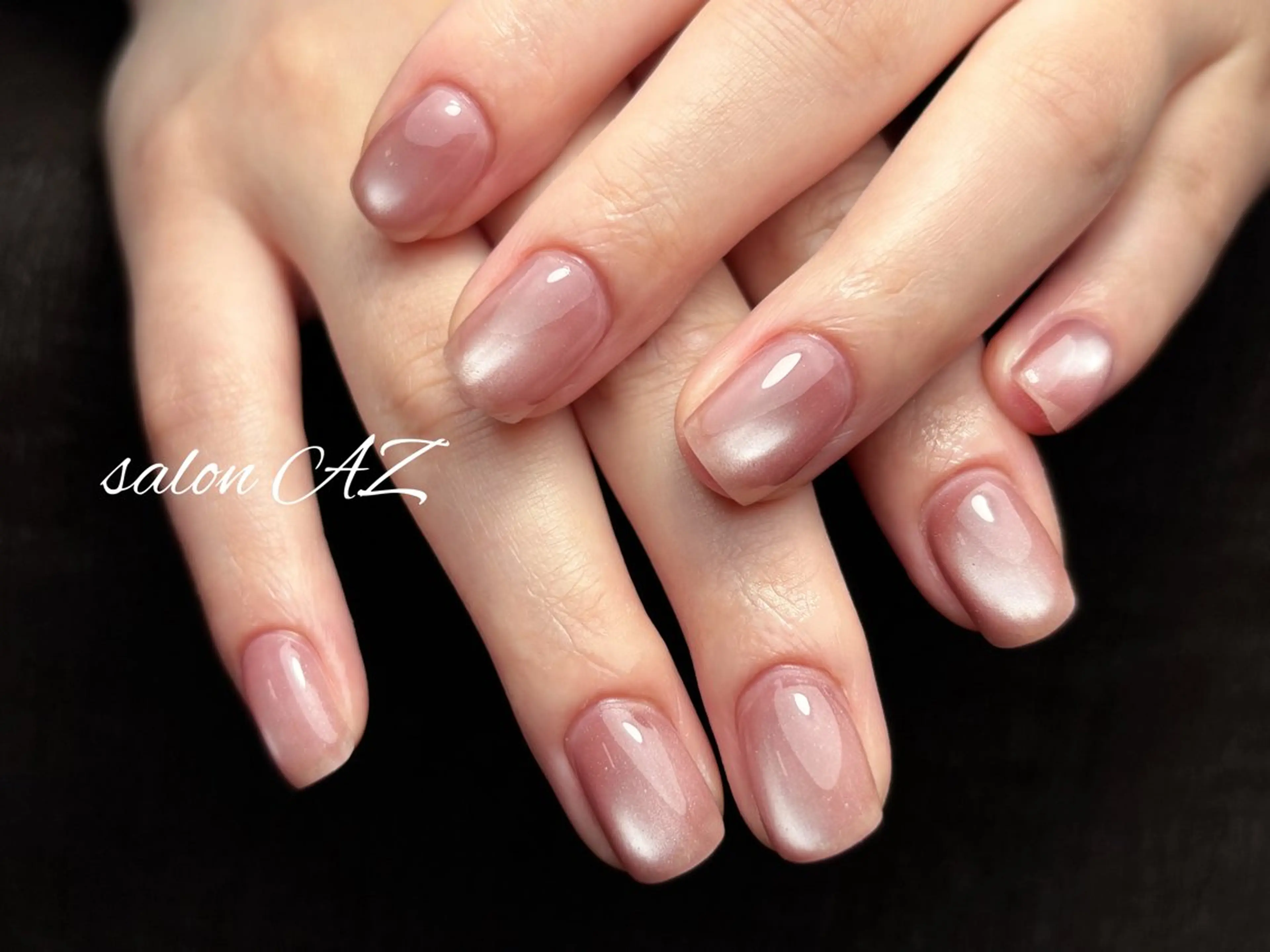 ネイル アートネイル 長さ出し フットネイル フレンチネイル ジェルネイル salon AZのネイルデザイン