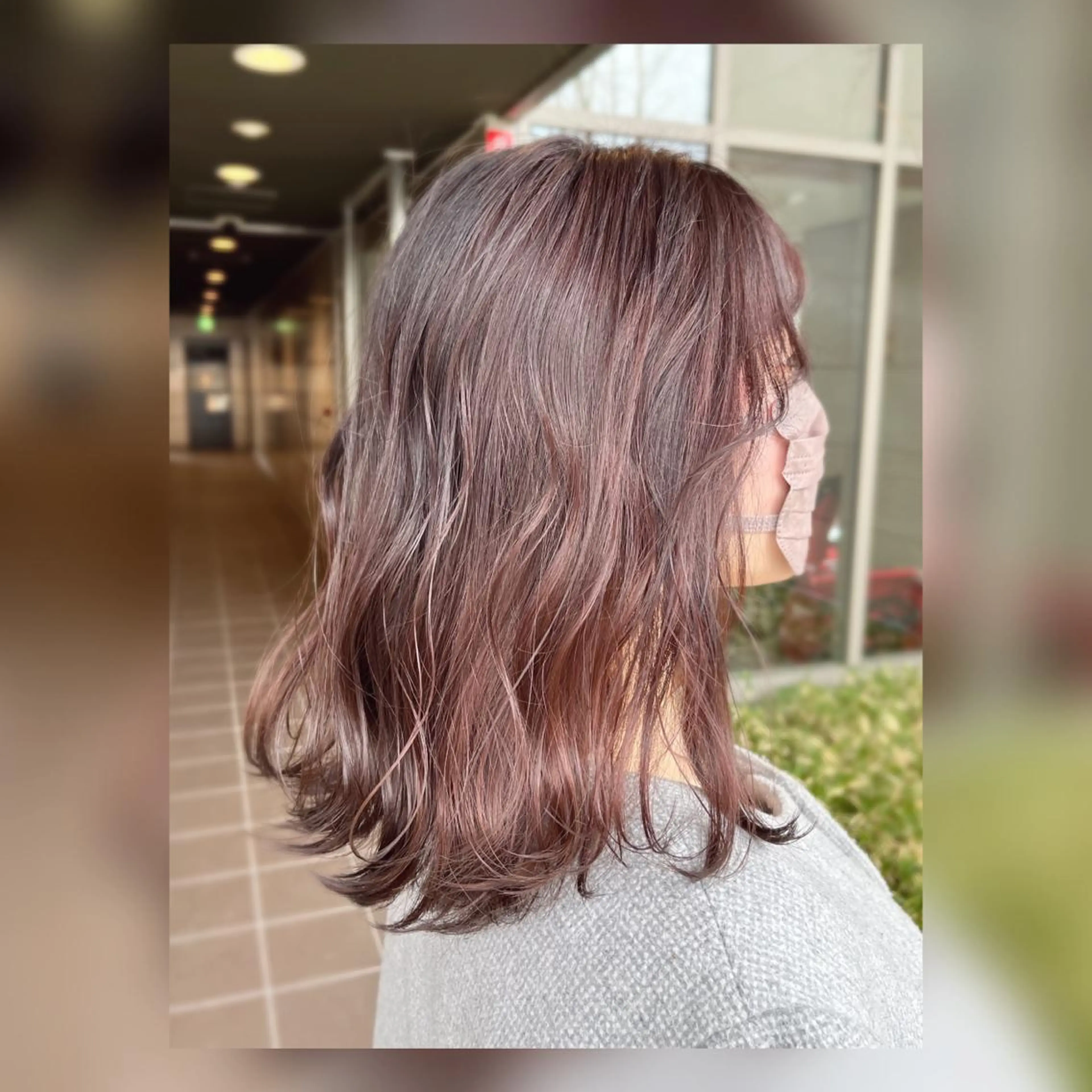 セミロング 髪質改善美容室Qin hair所属・【女性限定】 👑hanaのヘアスタイル