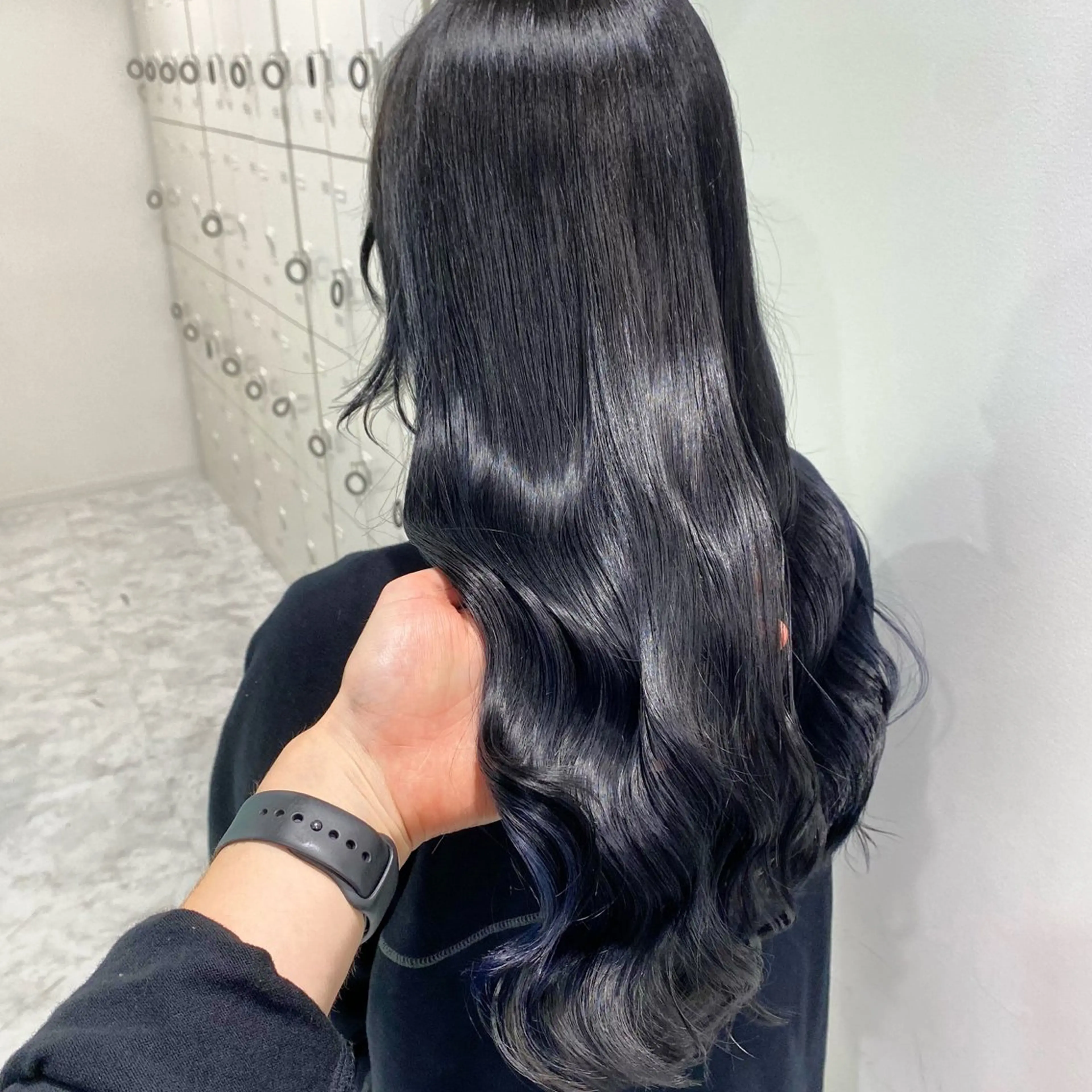 セミロング カラー ヘアアレンジ ヘアカラー トリートメント ヘッドスパ ヘアセット 韓国風ベージュ🤎 赤みなし🌿横浜🤎のヘアスタイル