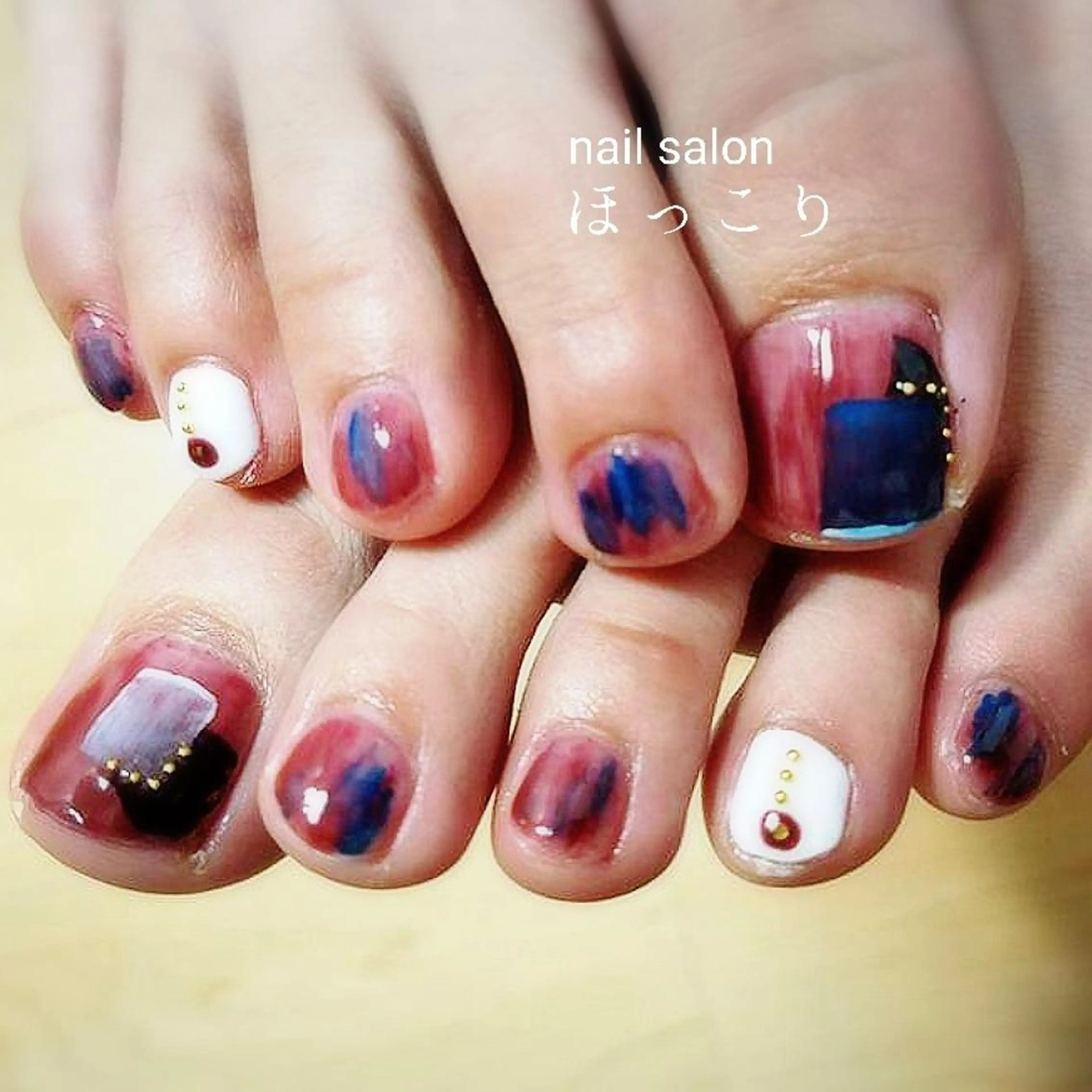 ネイル フットネイル ジェルネイル ネイルサロンほっこり kanaのネイルデザイン