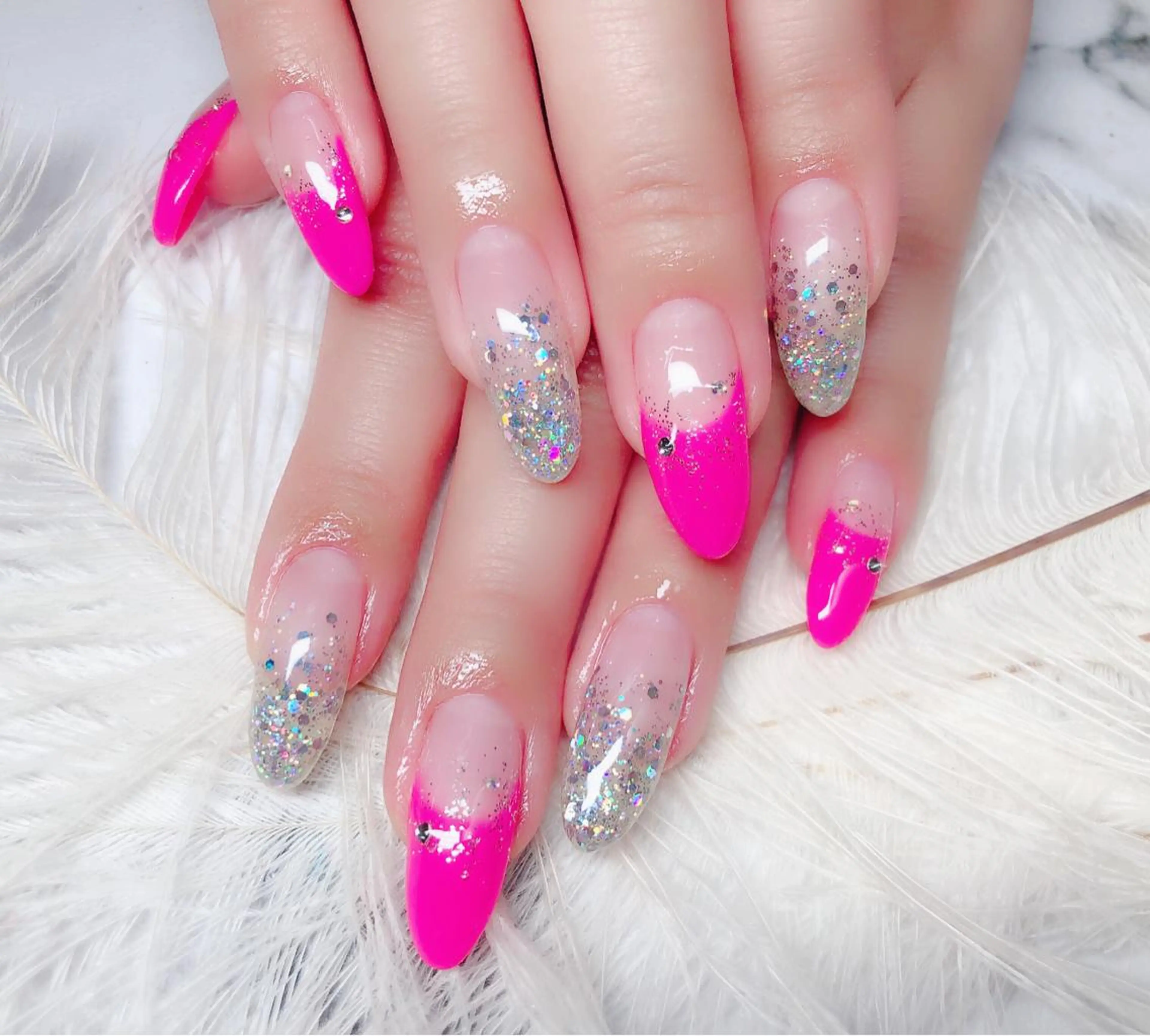 ネイル マジック ミラーのネイルデザイン