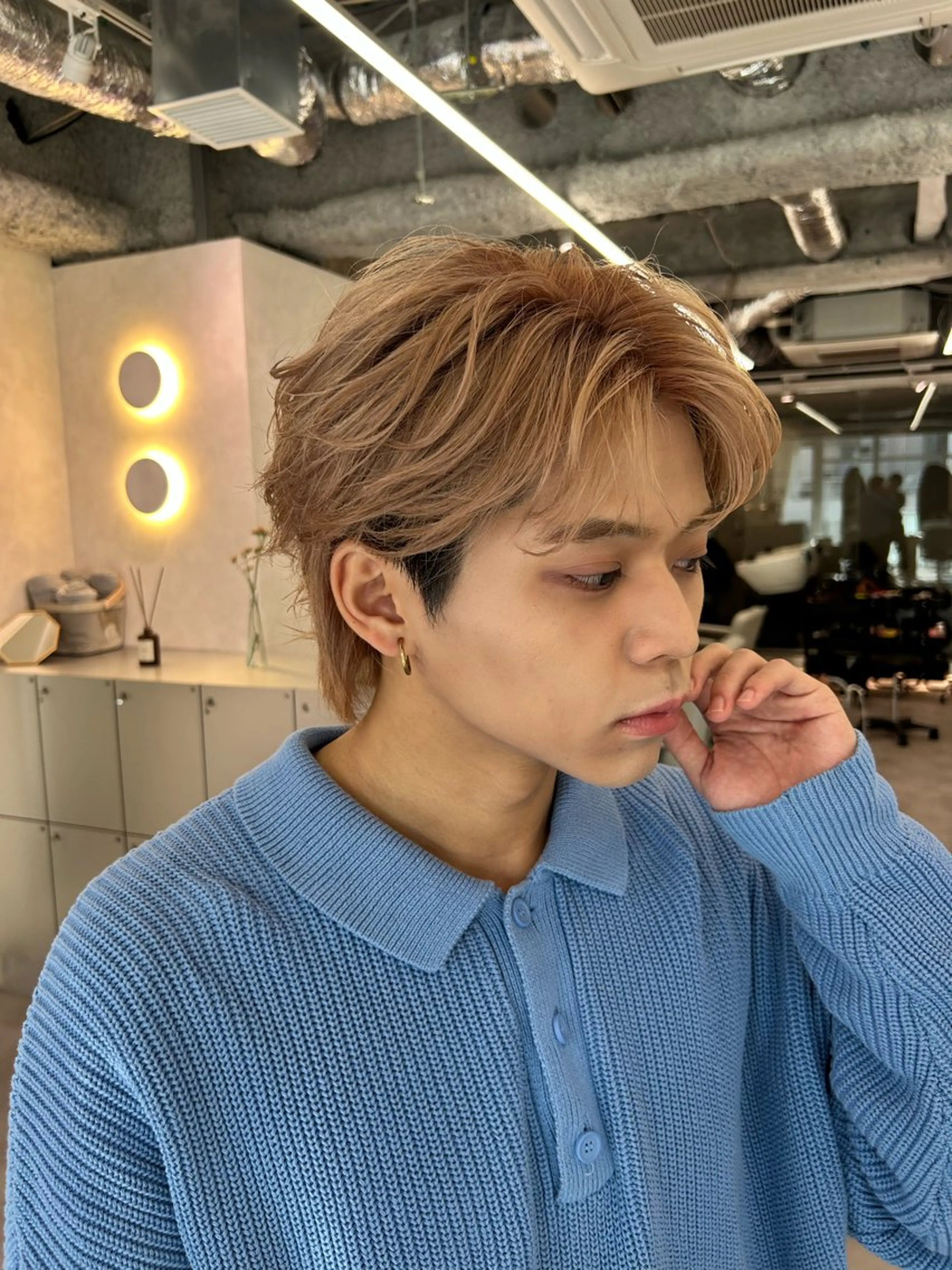 カラー メンズ カット ヘアカラー 🌸メンズカット🌸 ナチュラルタナカのヘアスタイル