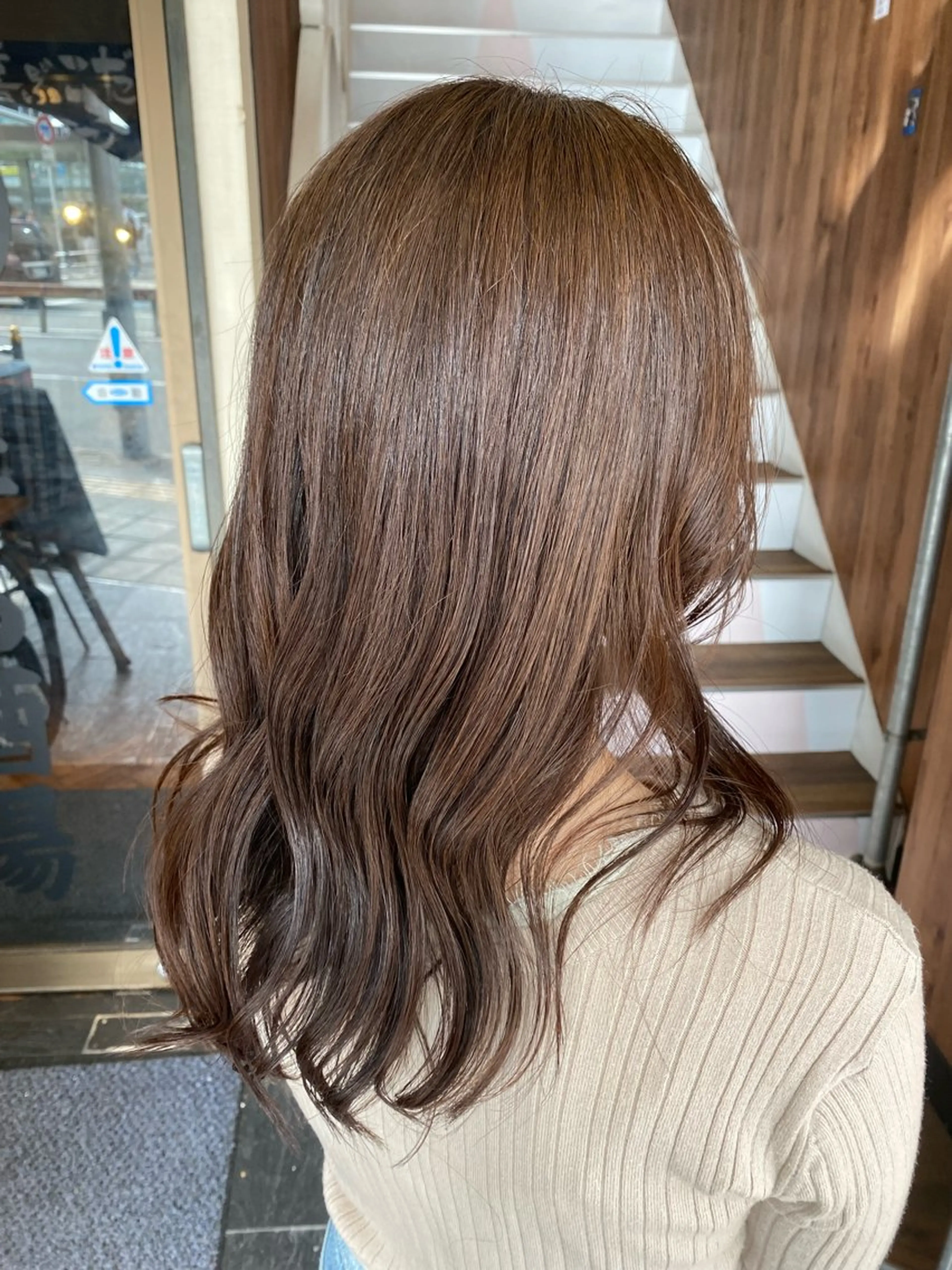 ミディアム カラー 村上 ゆういのヘアスタイル