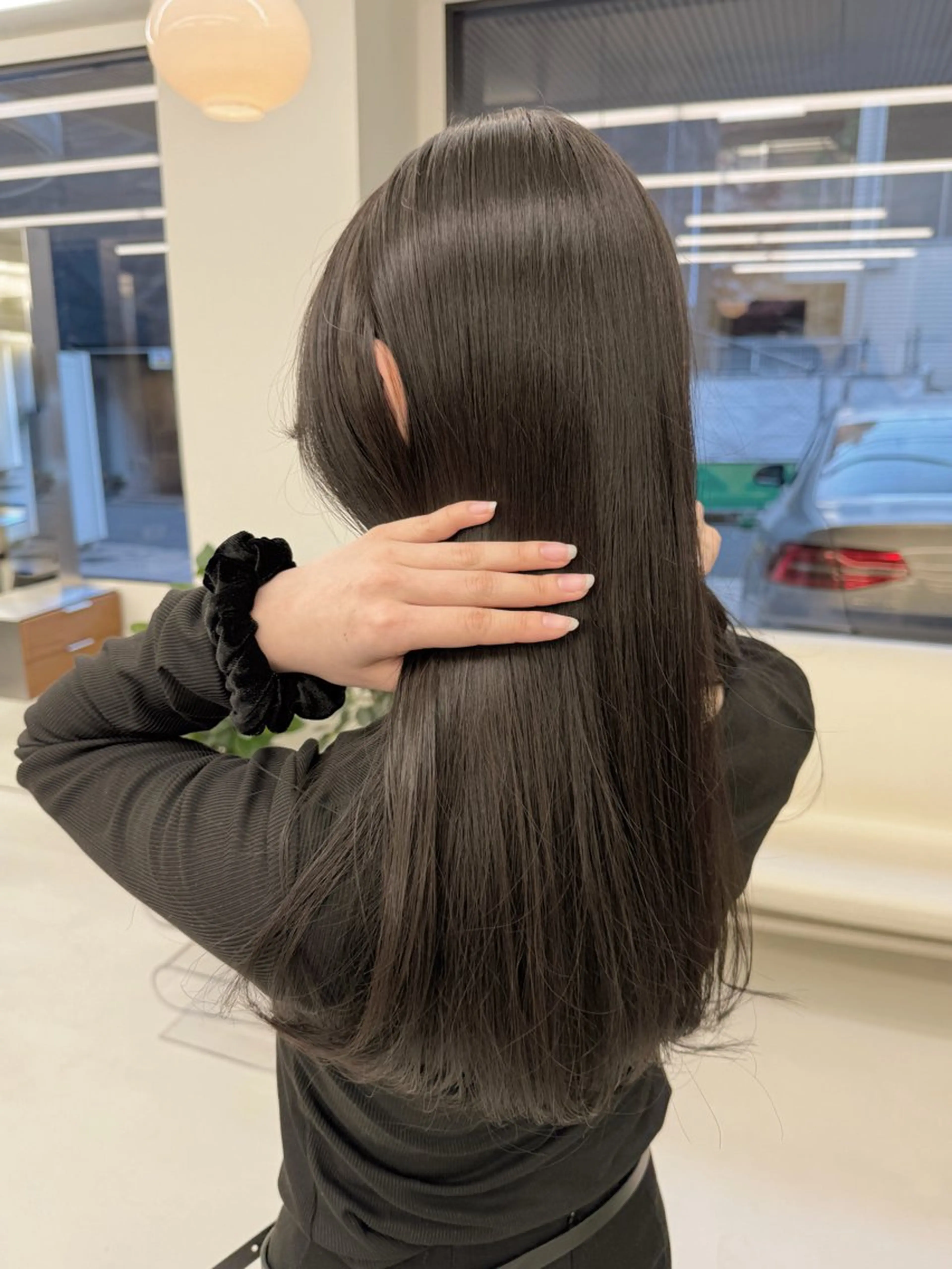 ロング カラー カット ヘアカラー トリートメント 表参道🌿赤み消し カラー/チナツのヘアスタイル