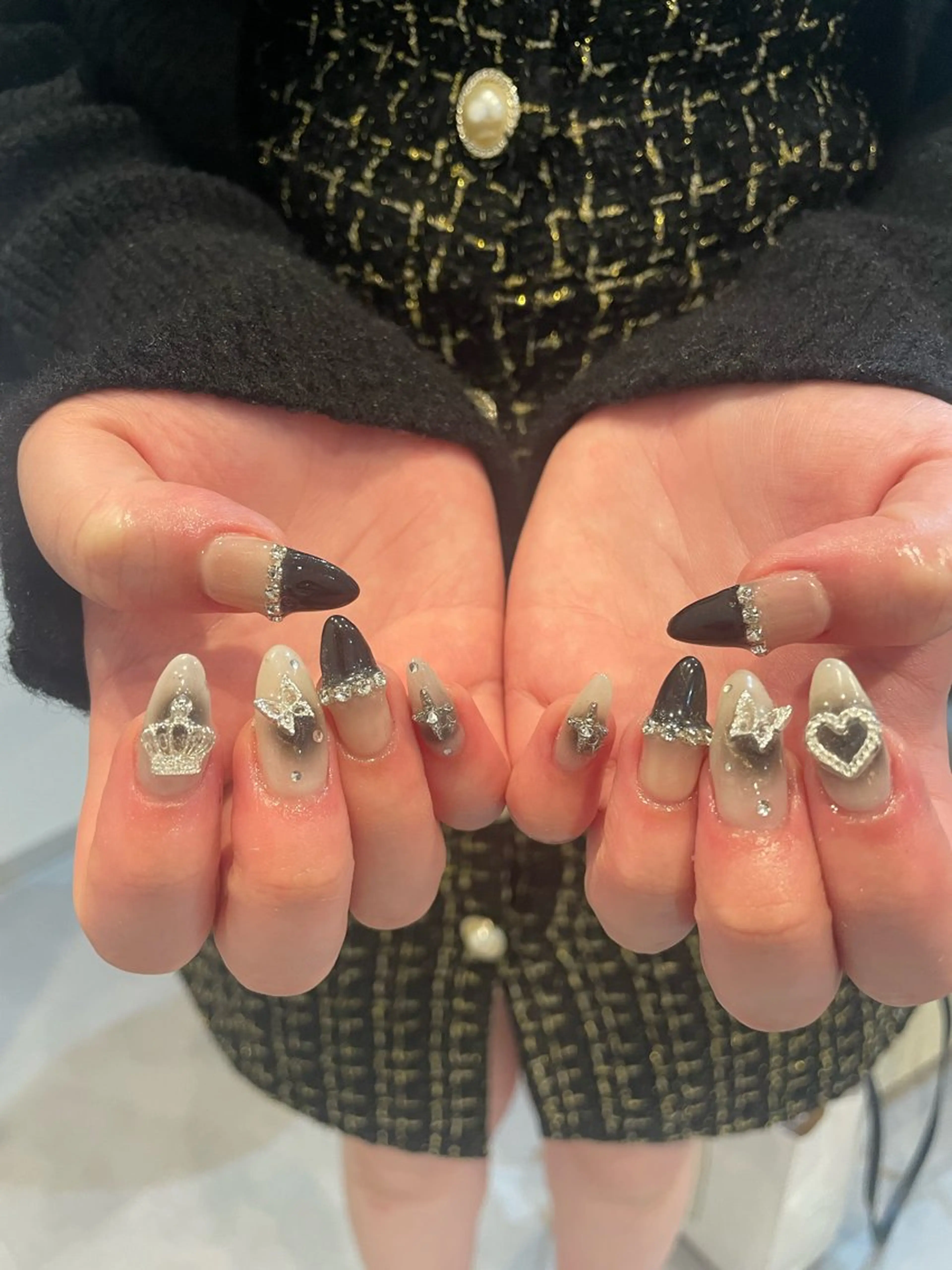 ネイル 束感まつ毛/ネイル/ LED♥KIRARAのマツエク・マツパデザイン