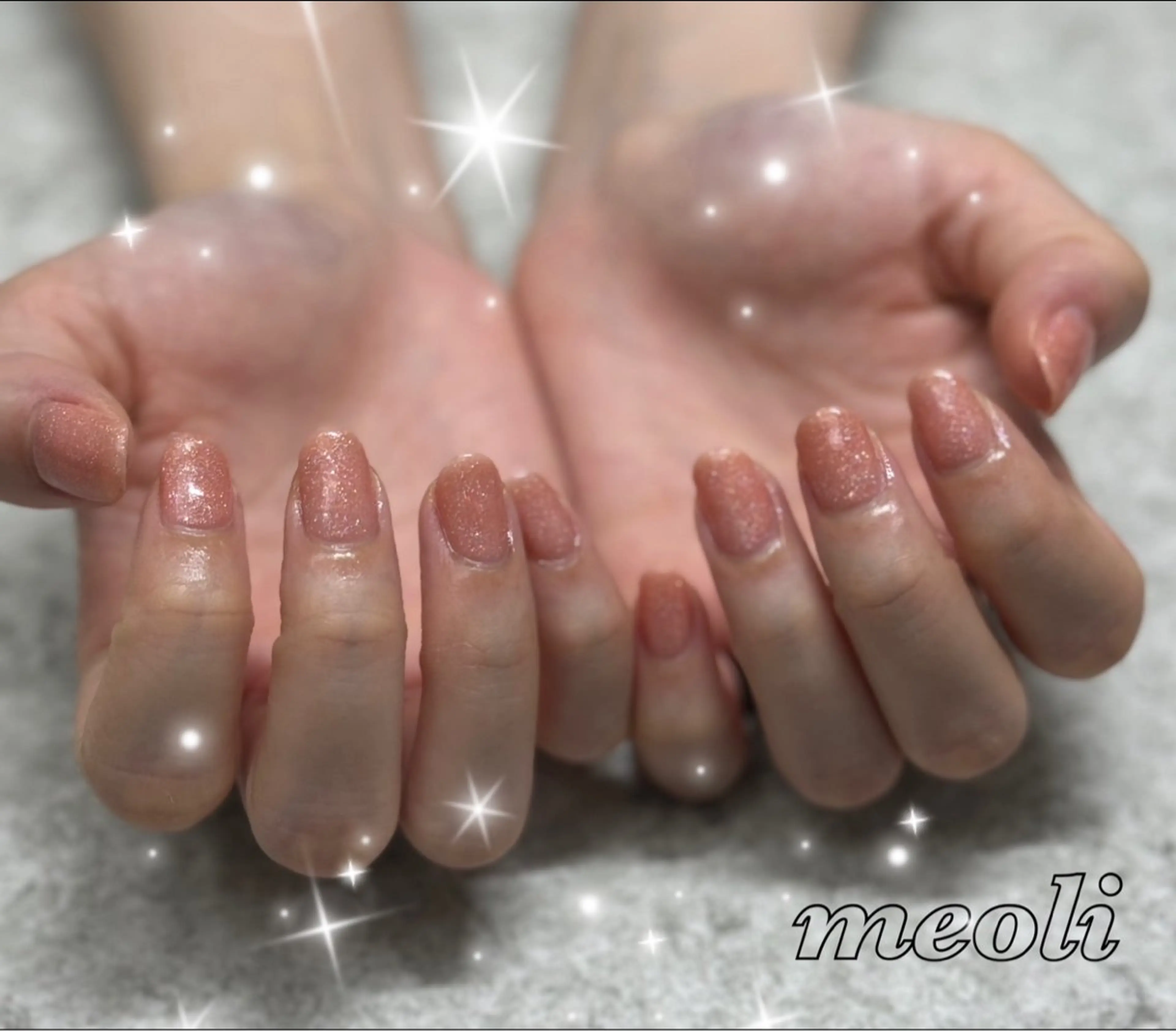 ネイル ワンカラーネイル nail salon meoli ヒトミのネイルデザイン