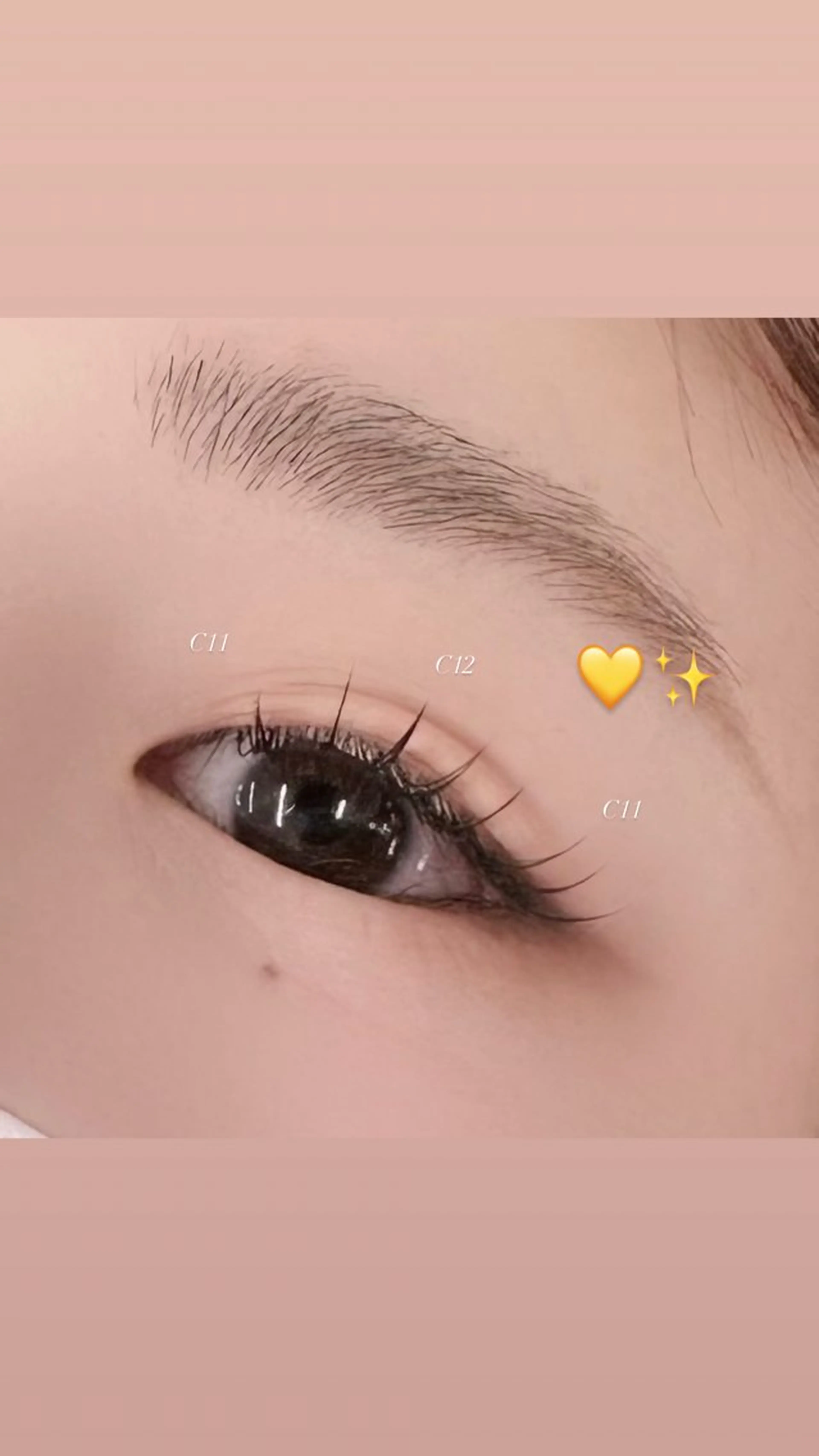 マツエク・マツパ キュート フラットラッシュ マツエク B☆STAR こはるのマツエク・マツパデザイン