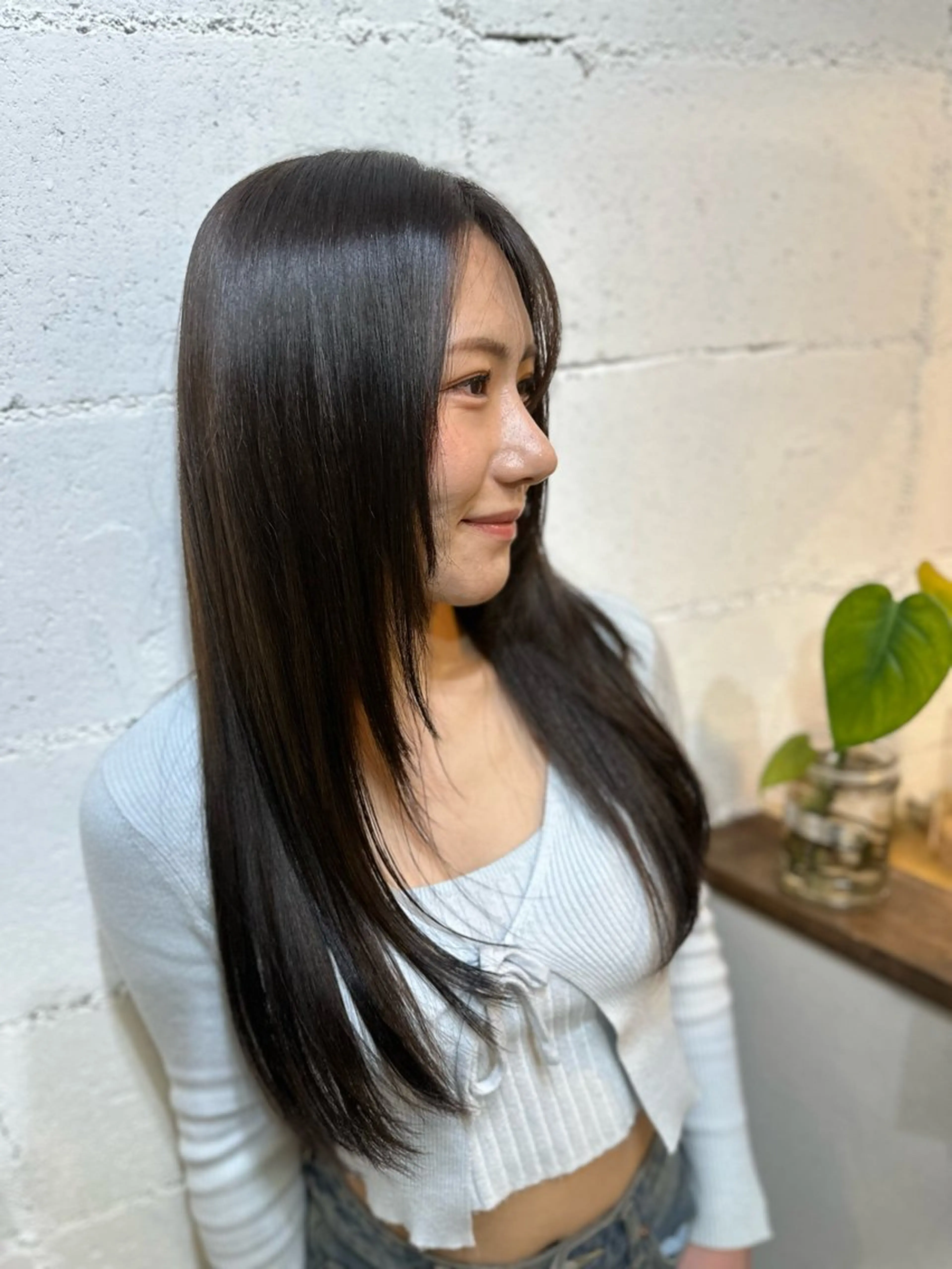 ロング カラー カット ヘアカラー パーマ 縮毛矯正 トリートメント ヘッドスパ ヘアセット kaminote所属・福西晃希 【艶髪・髪質改善】のヘアスタイル