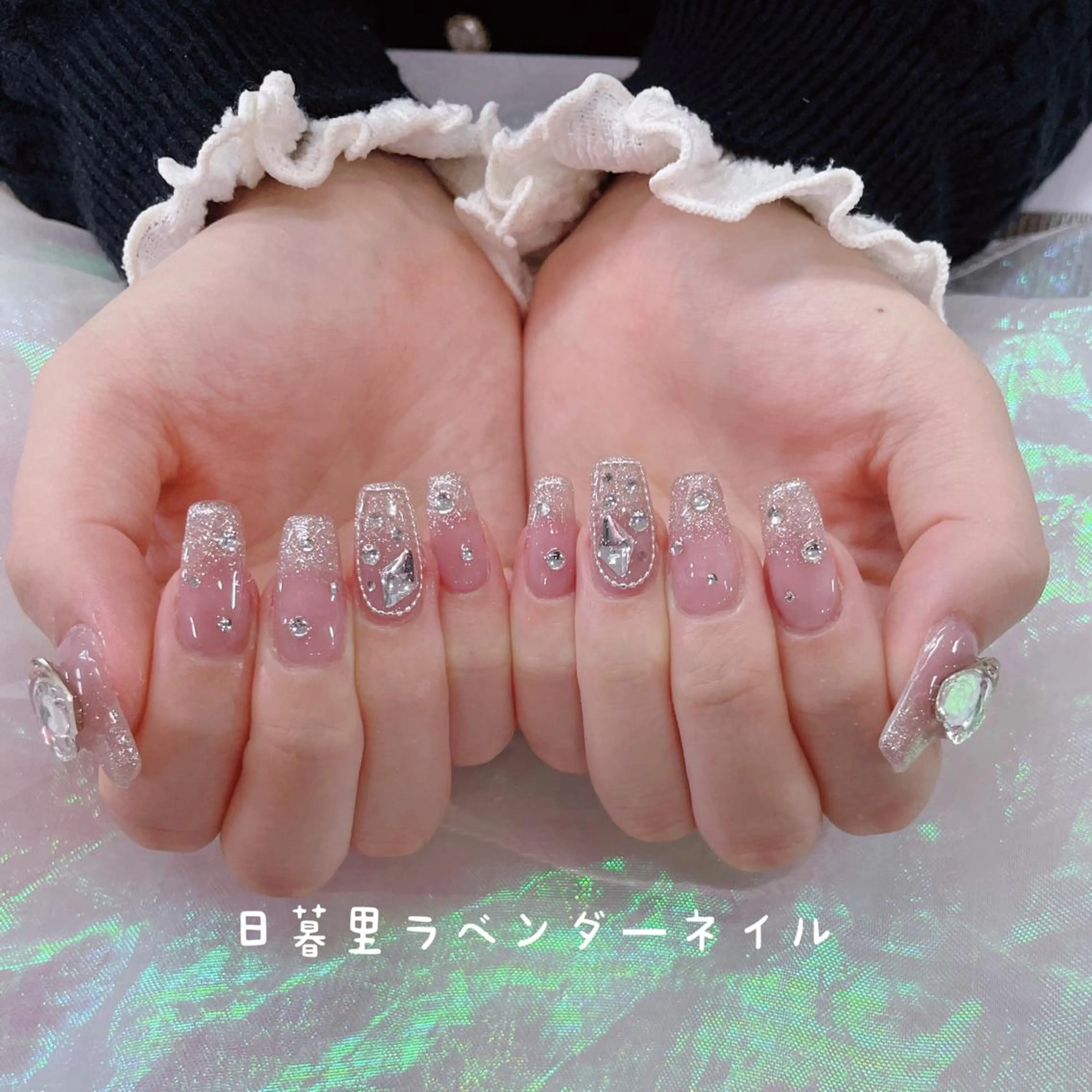 ネイル ラベンダー💖日暮里 ルル💖ネイルのネイルデザイン