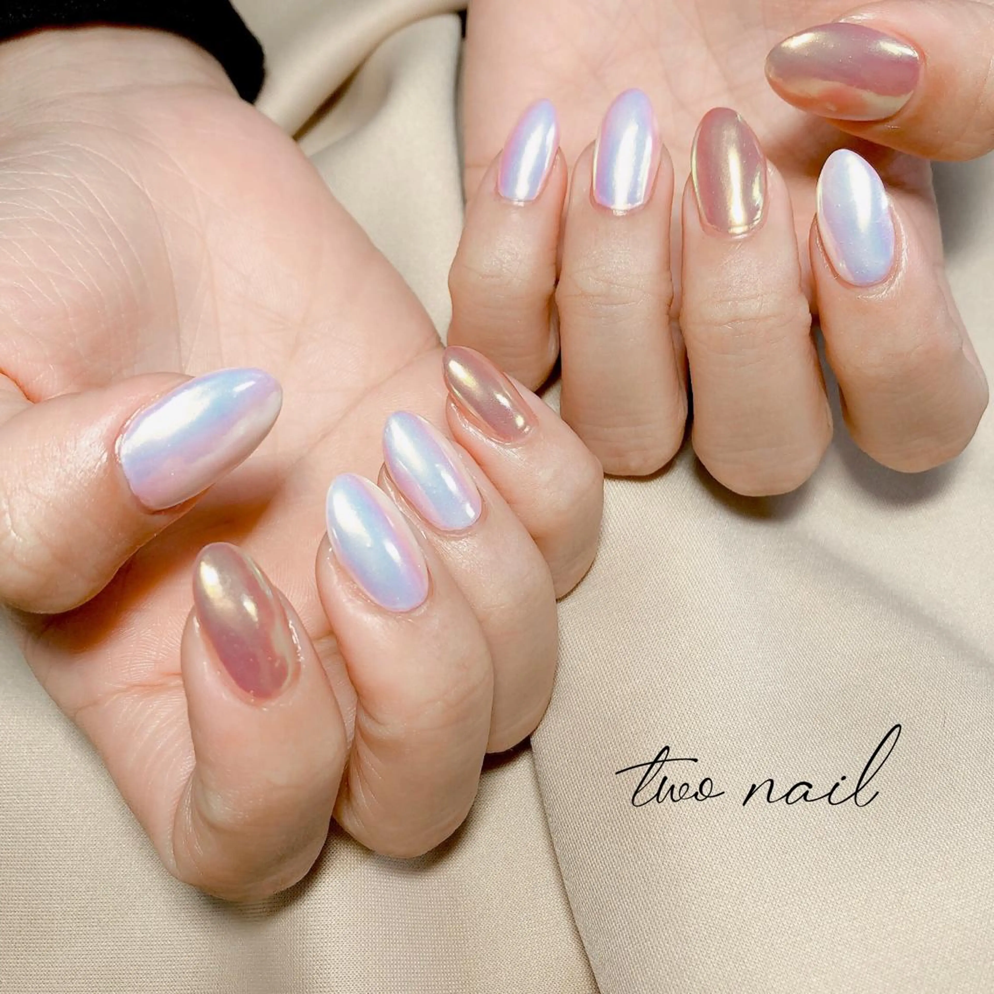 ネイル アートネイル オーロラネイル フットネイル ハート ニュアンスネイル ハンドネイル two nailのネイルデザイン