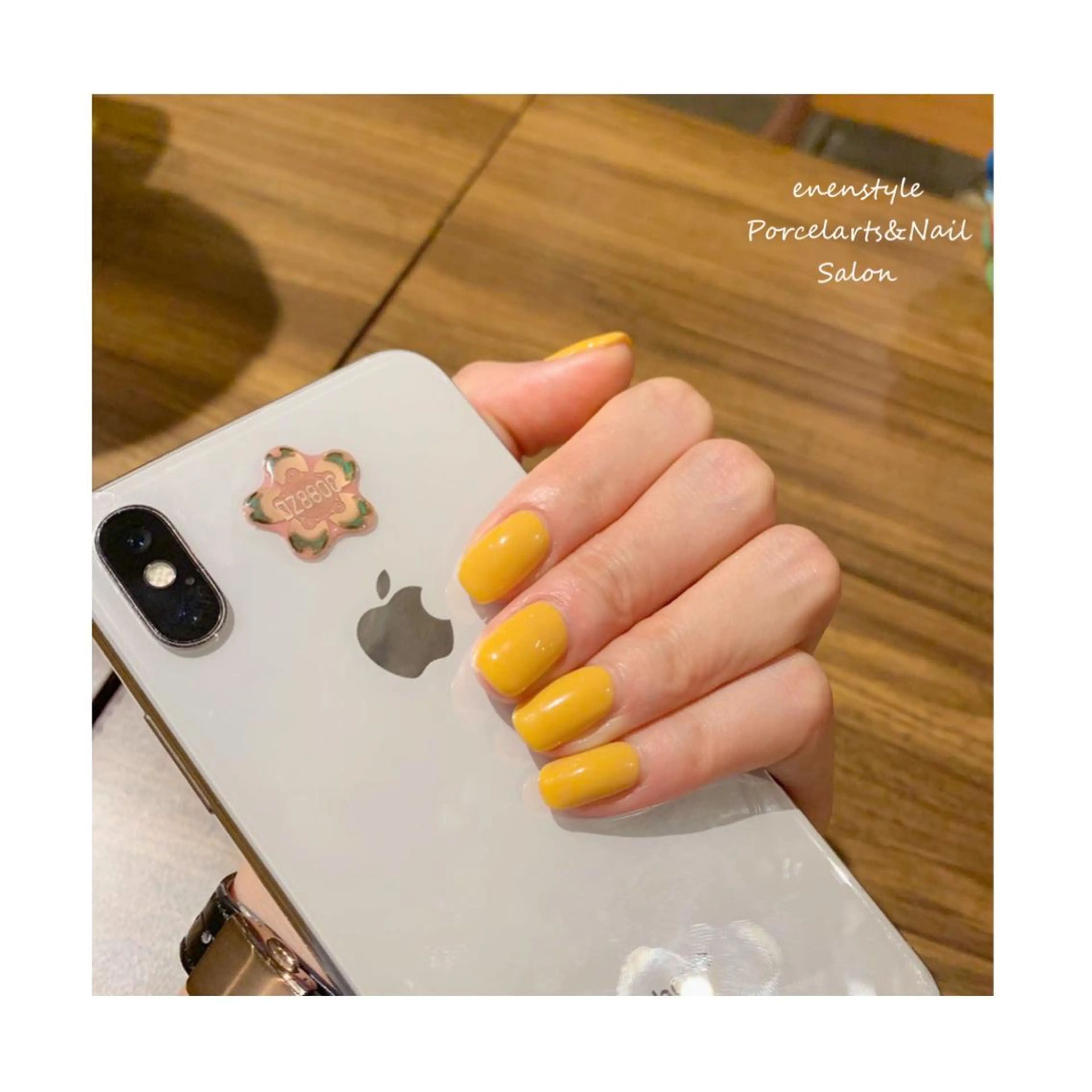 ミディアム ネイル ジェルネイル ニュアンスネイル オフィスネイル ワンカラーネイル パラジェル 👑enen style👑のネイルデザイン