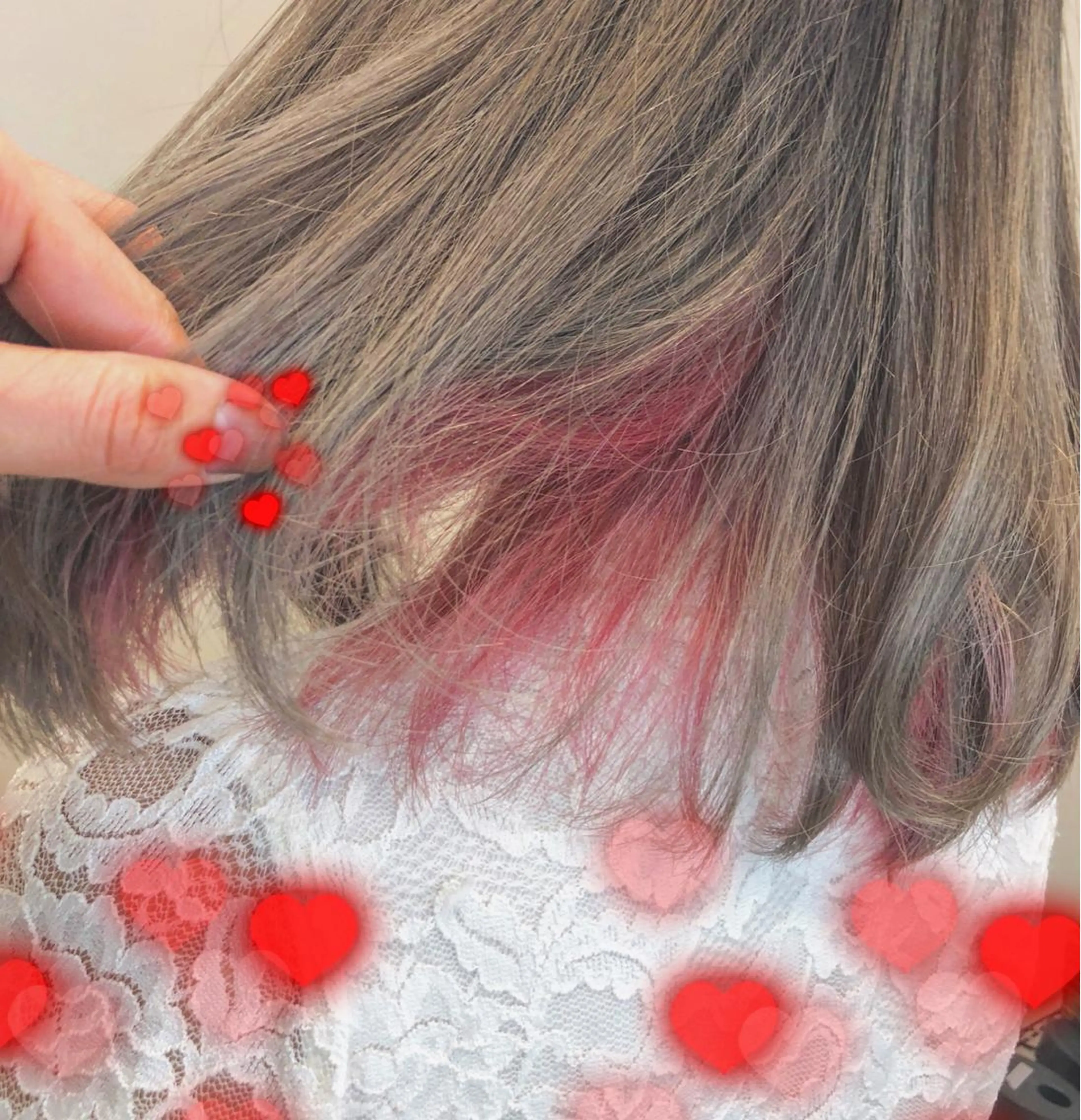 カラー ベージュカラー ピンクカラー ホワイトベージュ 新宿駅近♡個室 ♡関口三都季🌜のヘアスタイル