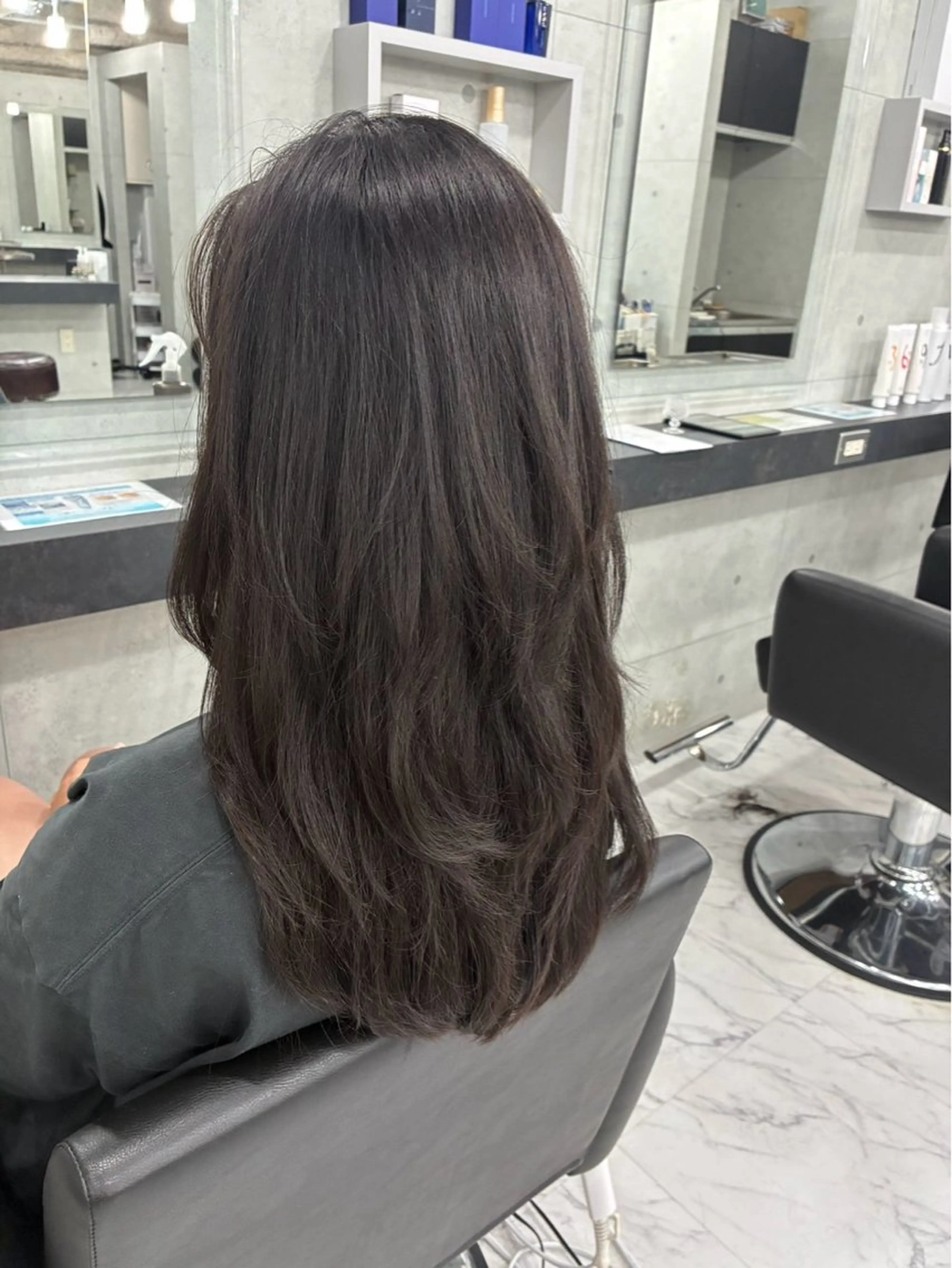 ロング カラー カット ヘアカラー トリートメント Endearing 北澤那未🌟銀座のヘアスタイル