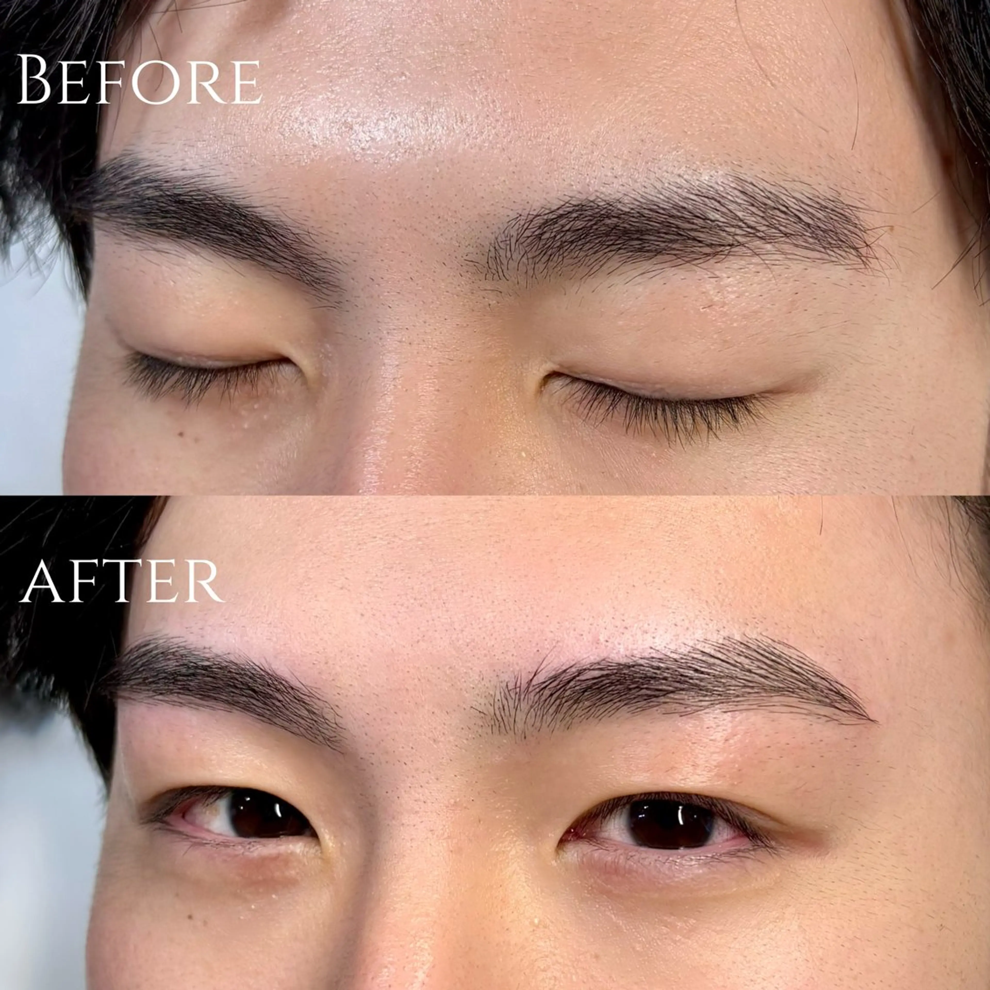 【メンズ再来｜ミニモ限定】眉毛ワックス+眉カットの写真