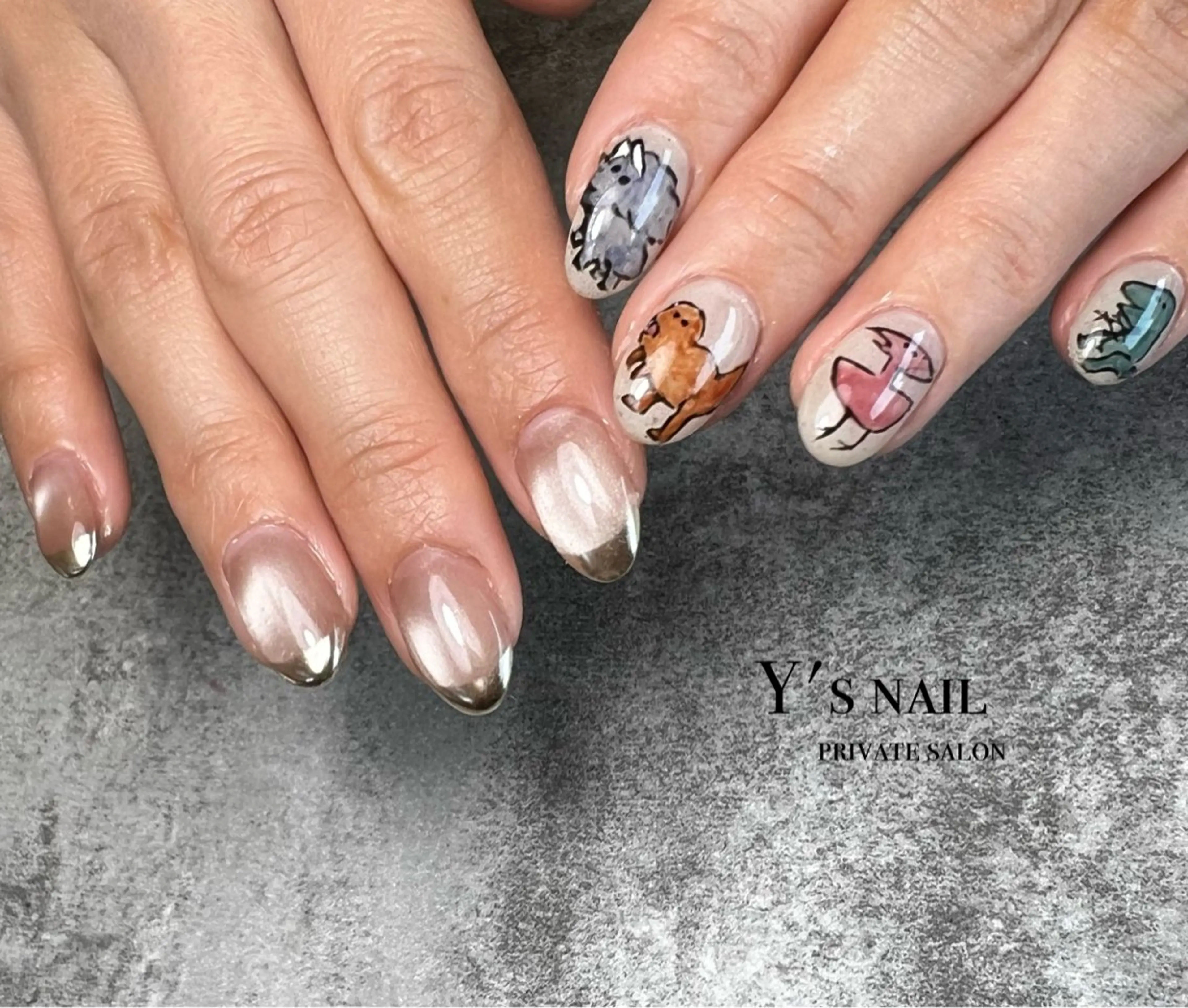 ネイル ハンドネイル Y's nail ˚✧₊YUIのネイルデザイン