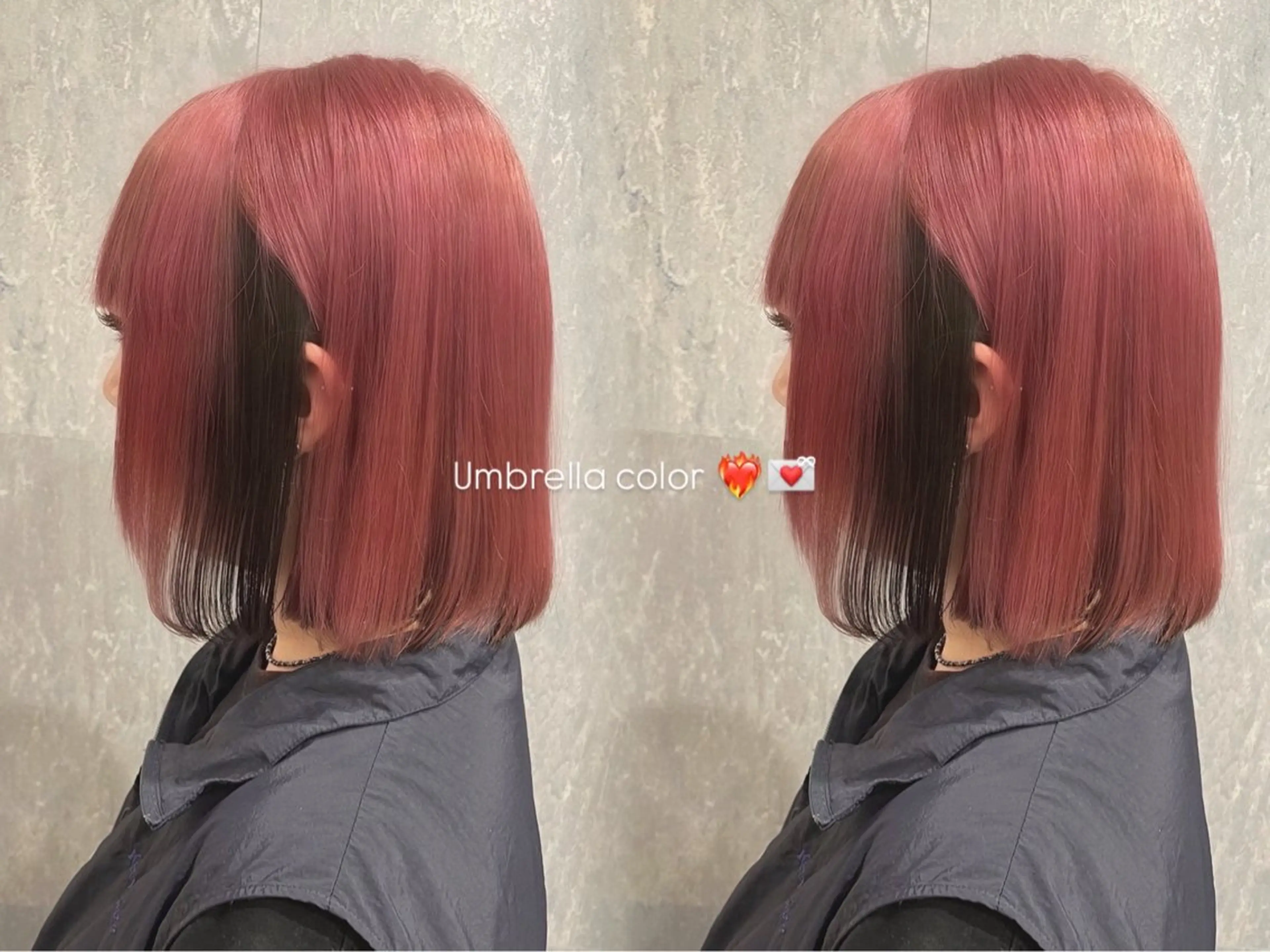 ミディアム カラー ブリーチ ブリーチなしカラー MEZoN【メゾン】所属・富山/MEZoN / MARINのヘアスタイル