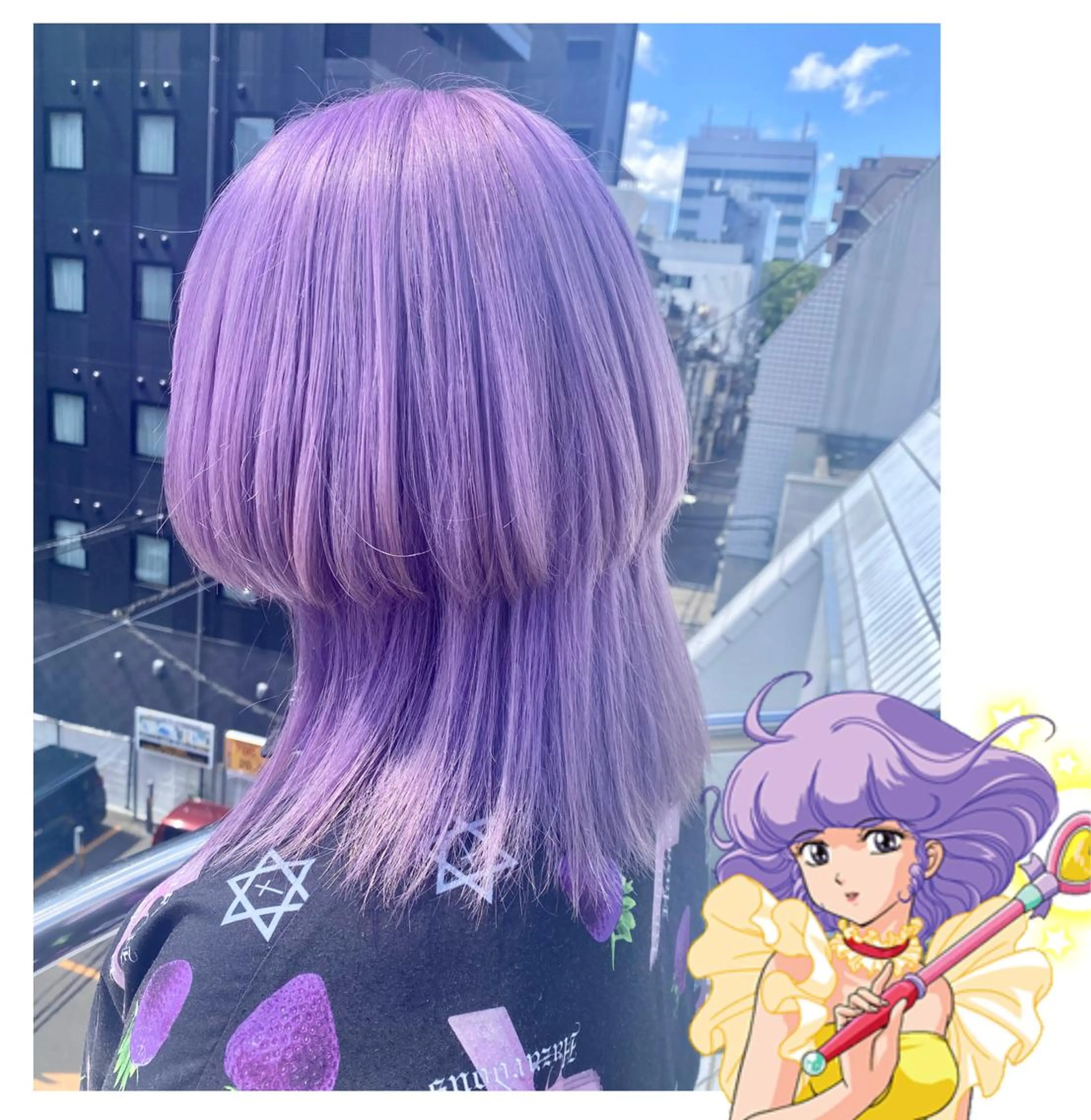 ミディアム カラー GARU-ガル-所属・TSUNO🦖 派手髪/オタク美容師のヘアスタイル