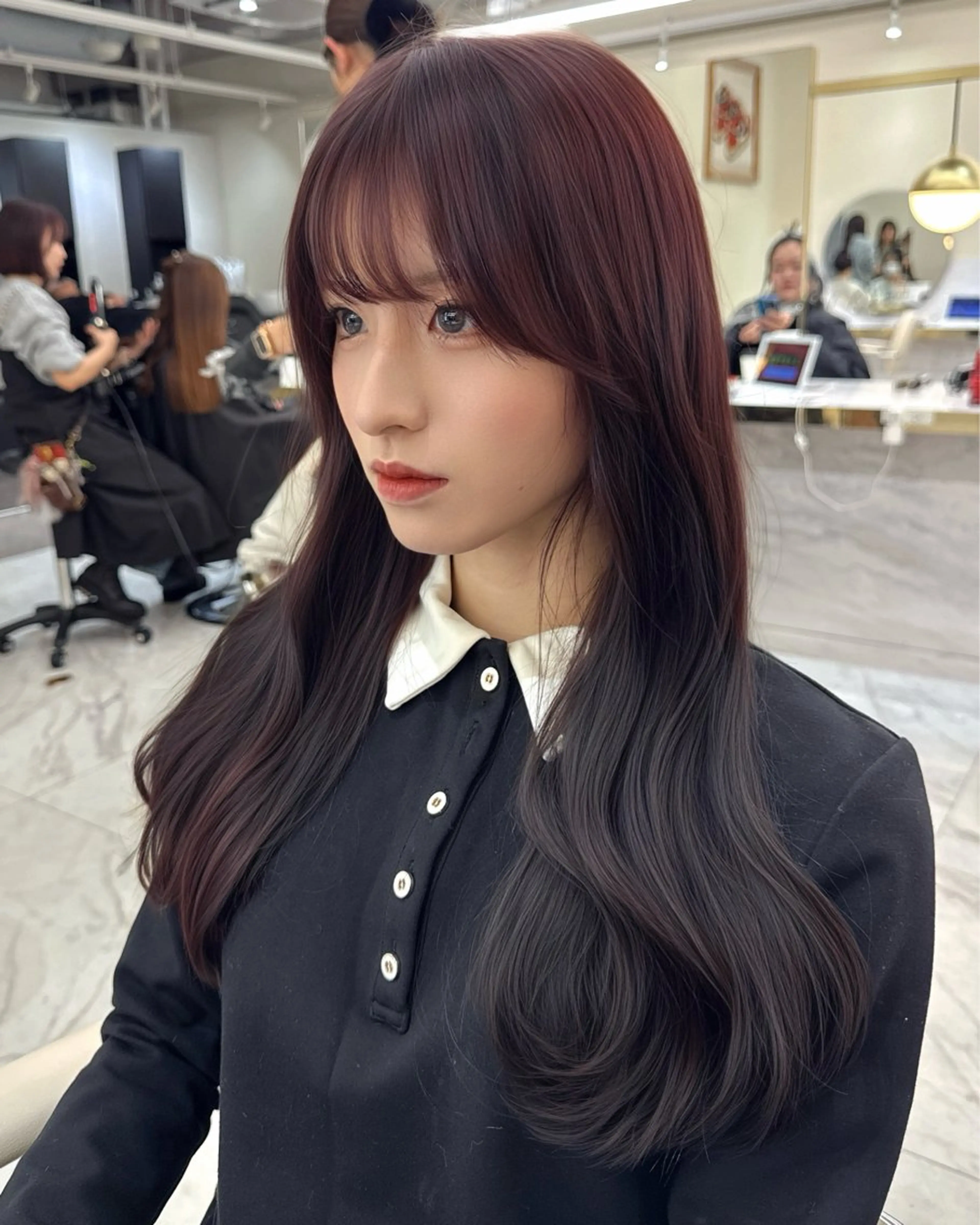 ロング カラー ヘアアレンジ ブリーチ 透明感カラー ラベンダーカラー ラベンダーピンク ピンクカラー カット ヘアカラー トリートメント 髪質改善特化 🫧松野力也のヘアスタイル