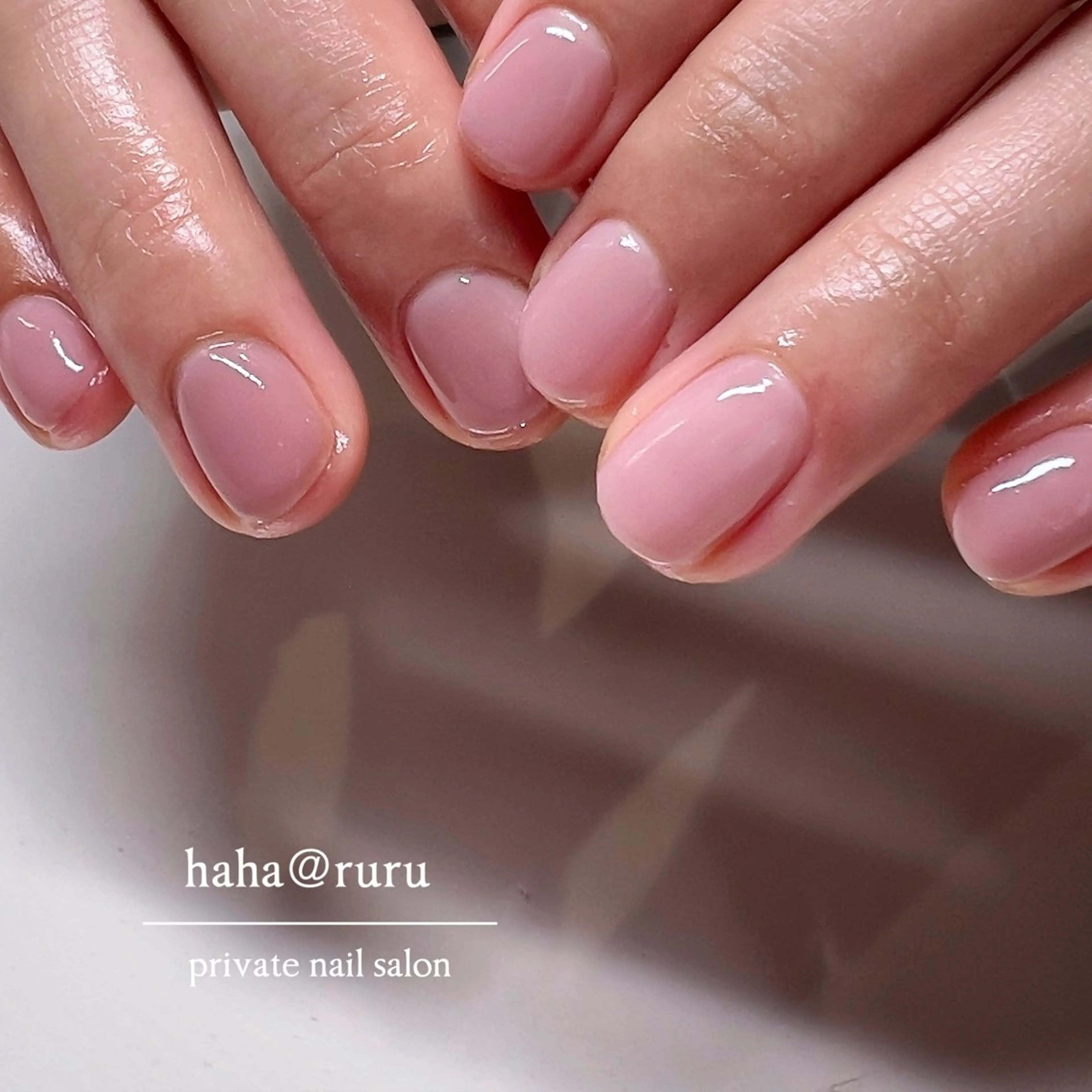 ネイル ワンカラーネイル haha@ ruruのネイルデザイン