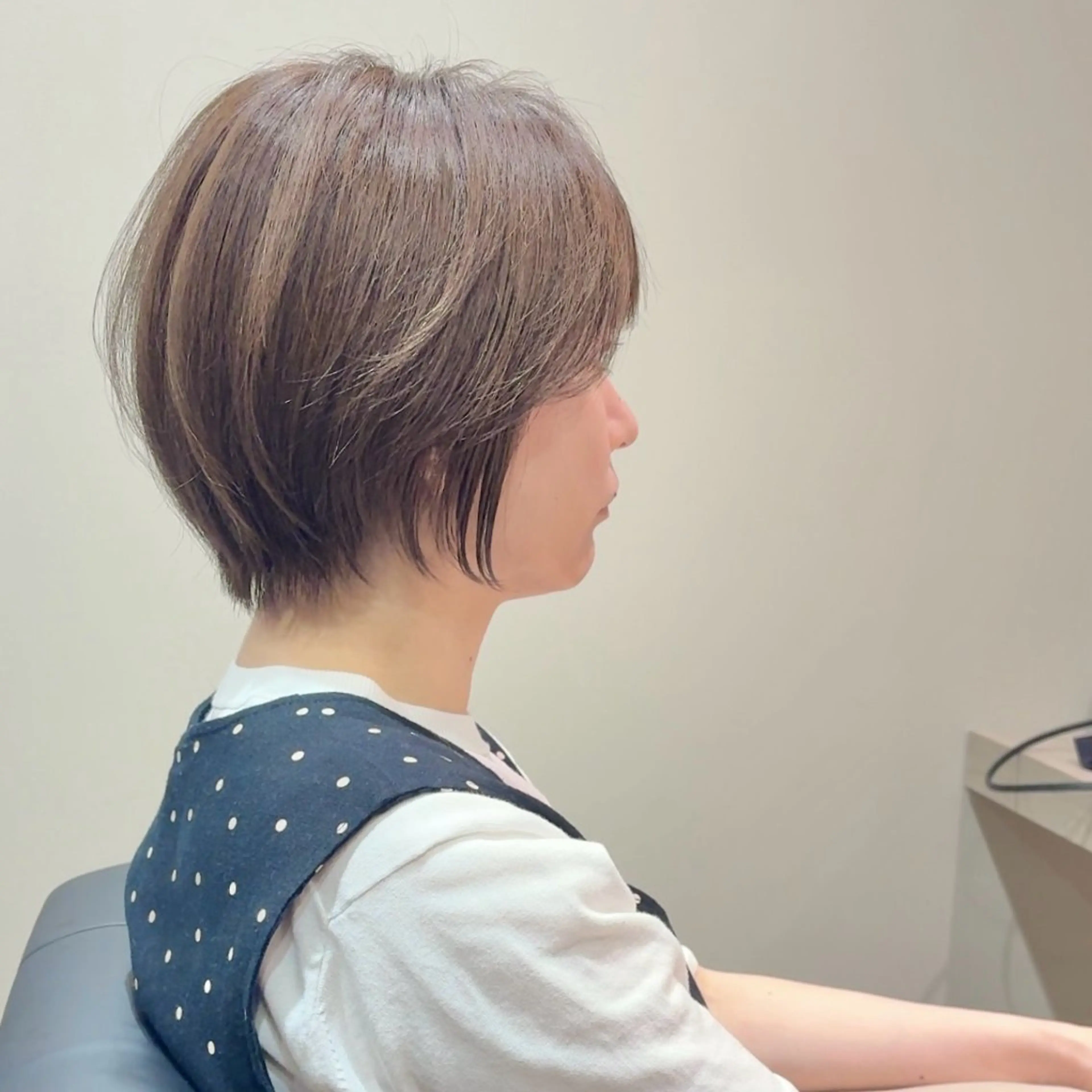 ショート カラー 瀧　元気/ショート/ 白髪ぼかし/髪質改善のヘアスタイル