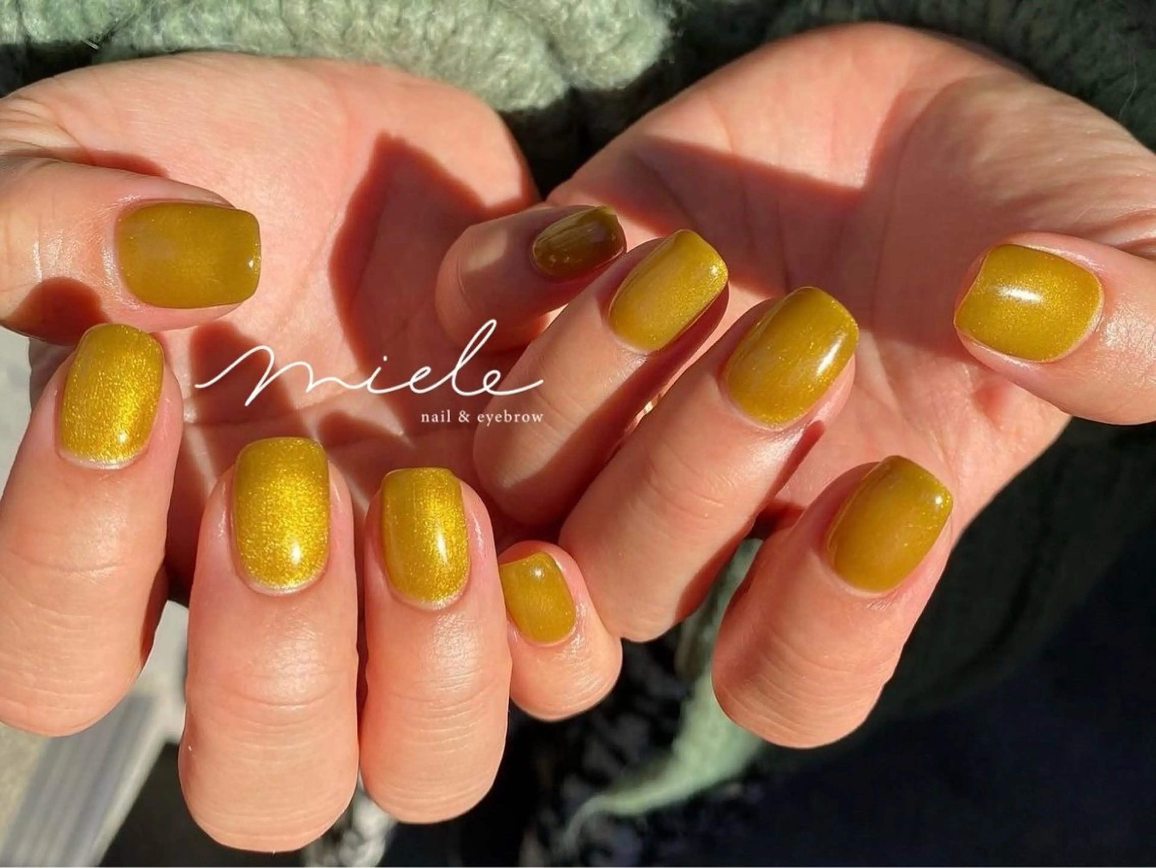 ネイル ハンドネイル miele【ミエレ】 海外シンプルデザインのネイルデザイン