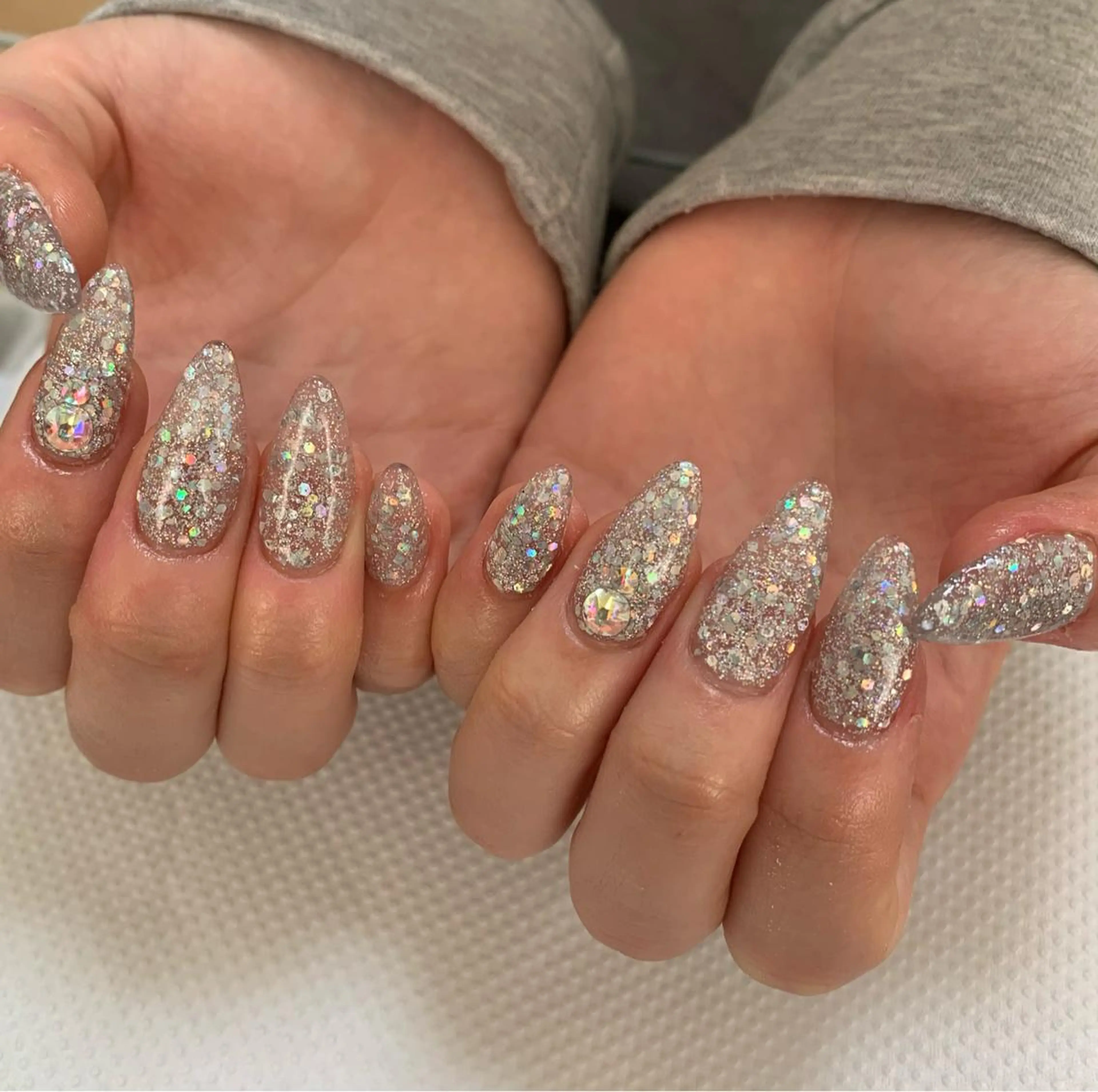 ネイル 長さ出し シンプルネイル nail M&Tのネイルデザイン