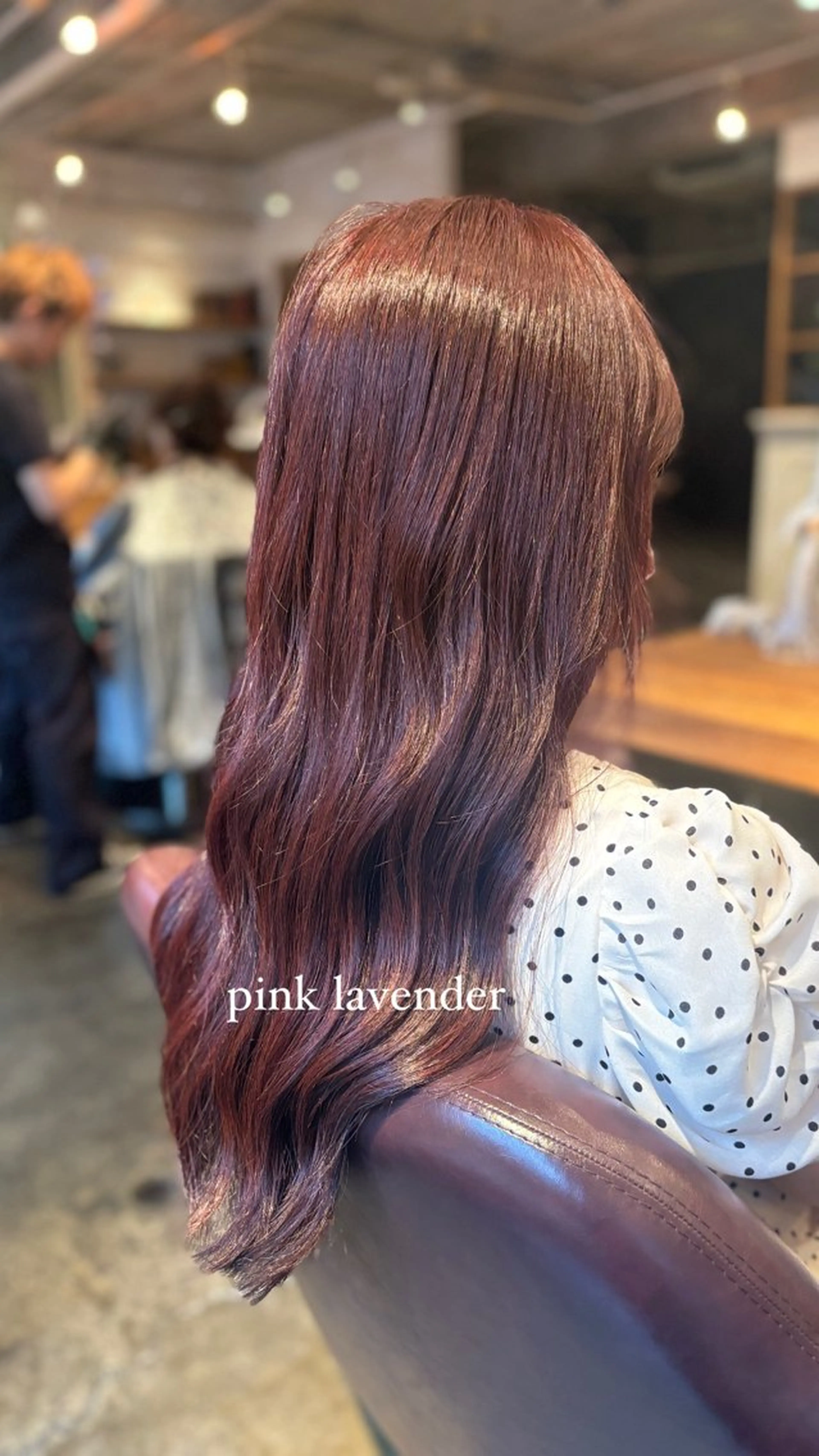 ロング カラー 透明感カラー ラベンダーカラー ピンクカラー ピンクラベンダー 髪質改善カラー ブラウン🤎YUMEのヘアスタイル