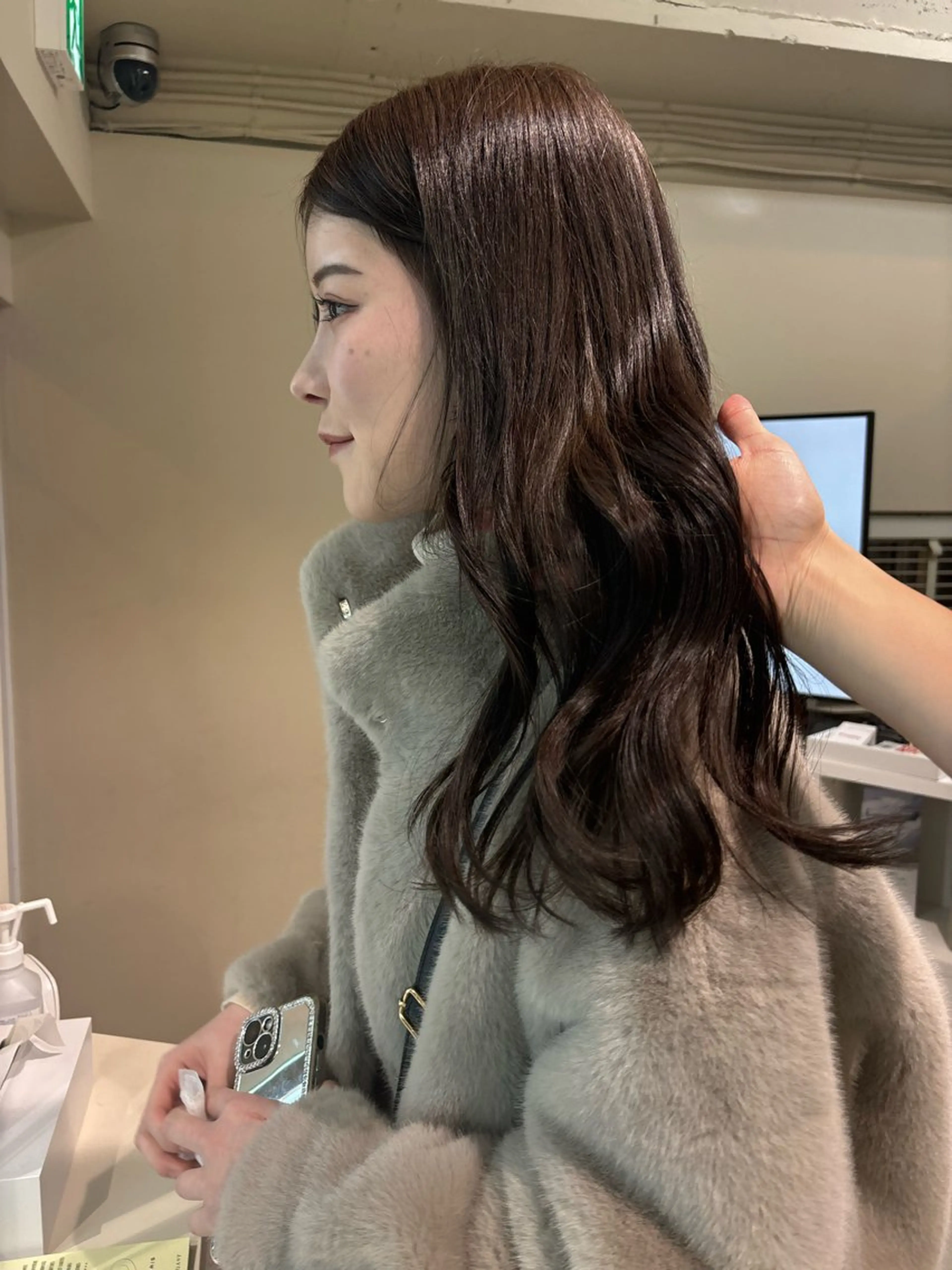 セミロング カラー ヘアアレンジ カット ヘアカラー トリートメント 💟Opus/ Mizuki🐕💟のヘアスタイル