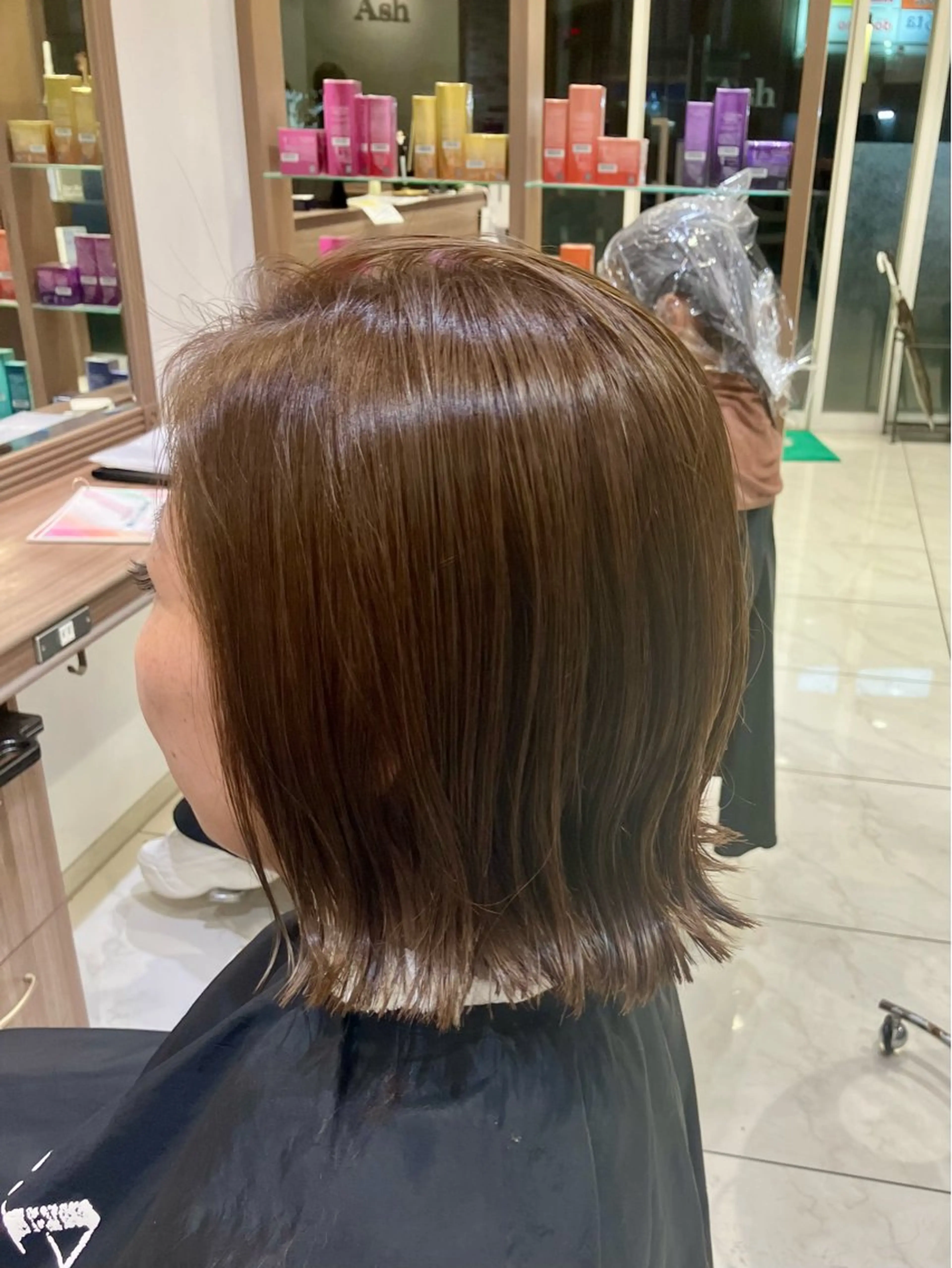 ミディアム カラー 🧡Ash 新杉田🧡山本のヘアスタイル