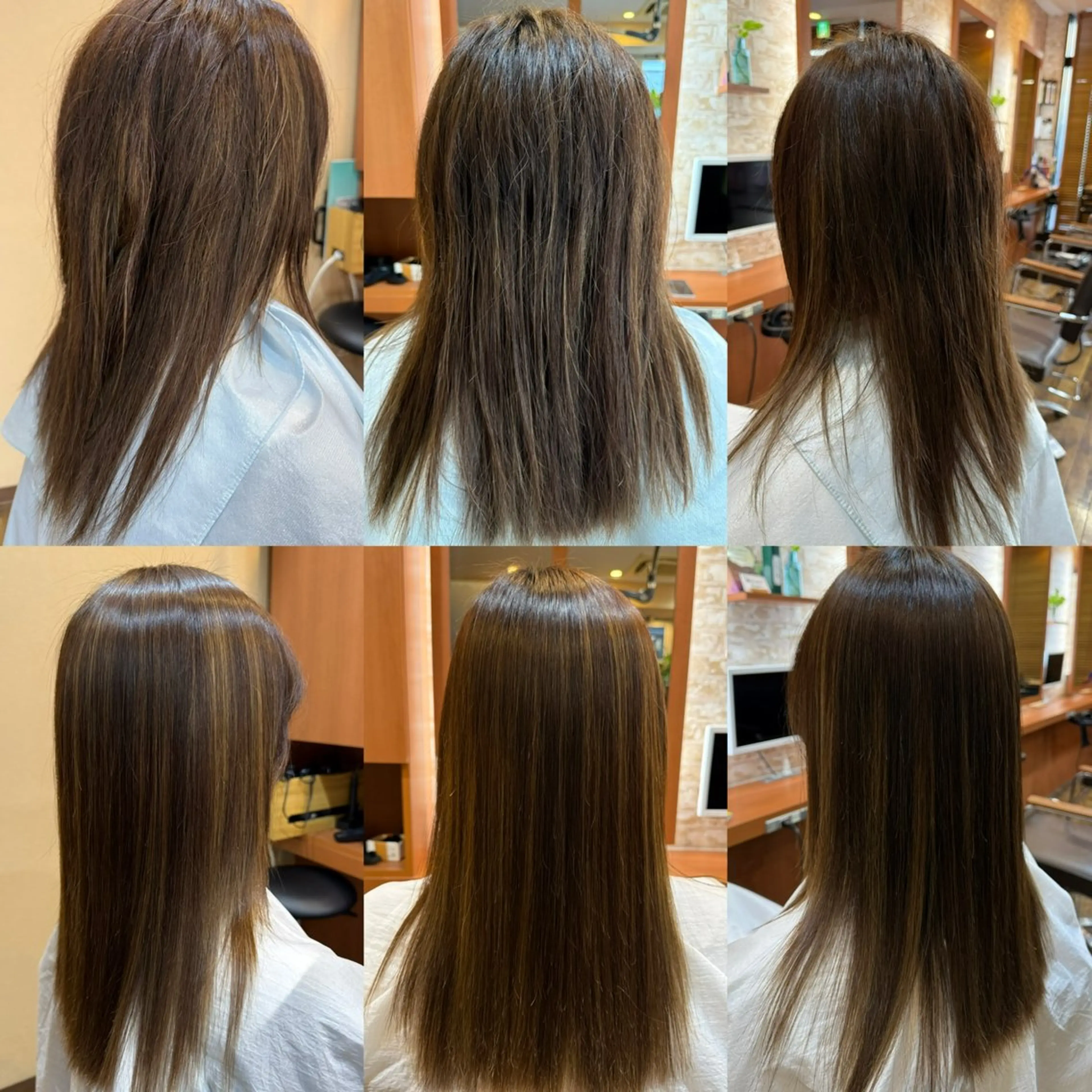 ロング 縮毛矯正 山口 博司のヘアスタイル