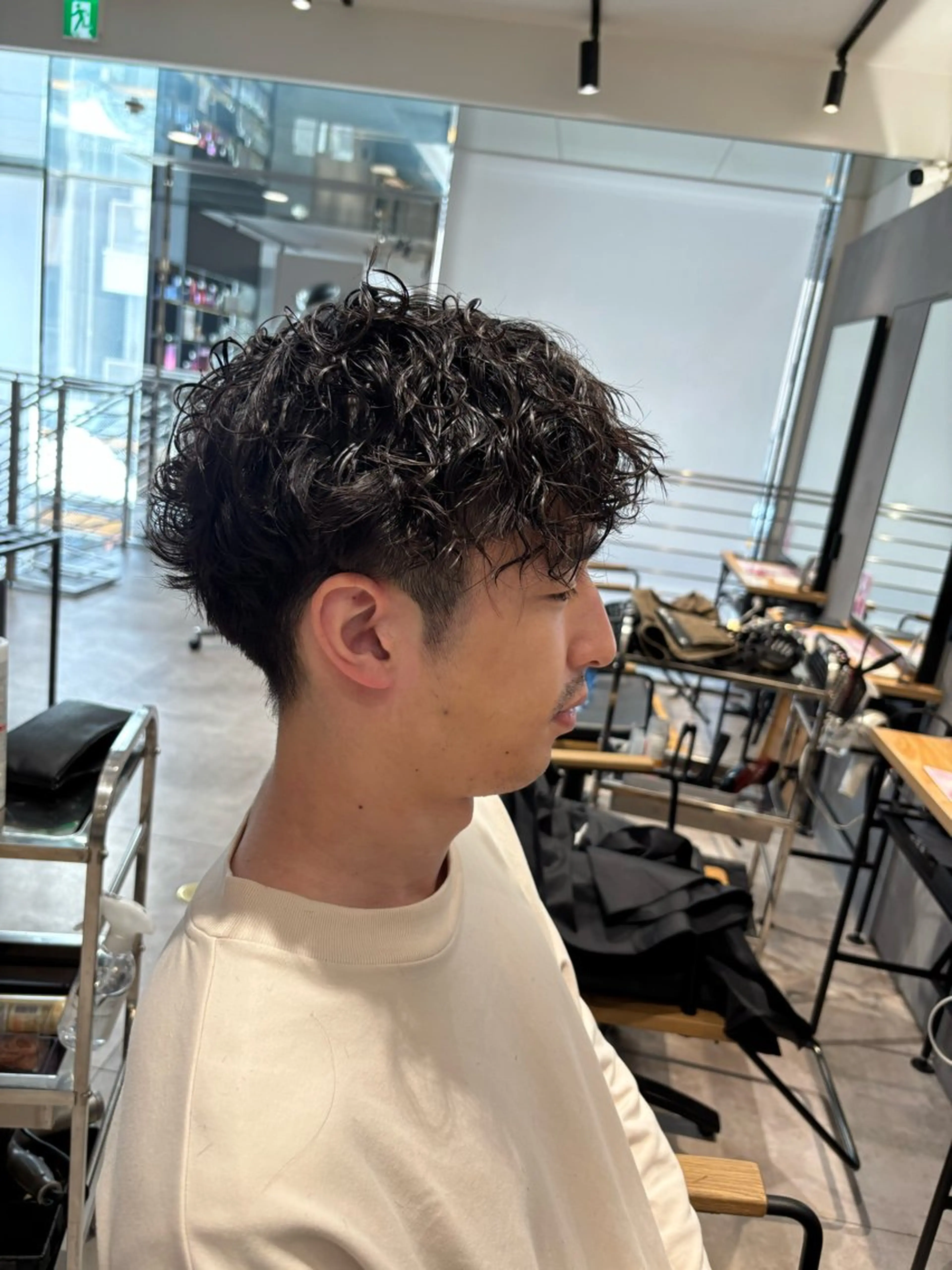 パーマ カット パーマ 久野 竜慈のヘアスタイル