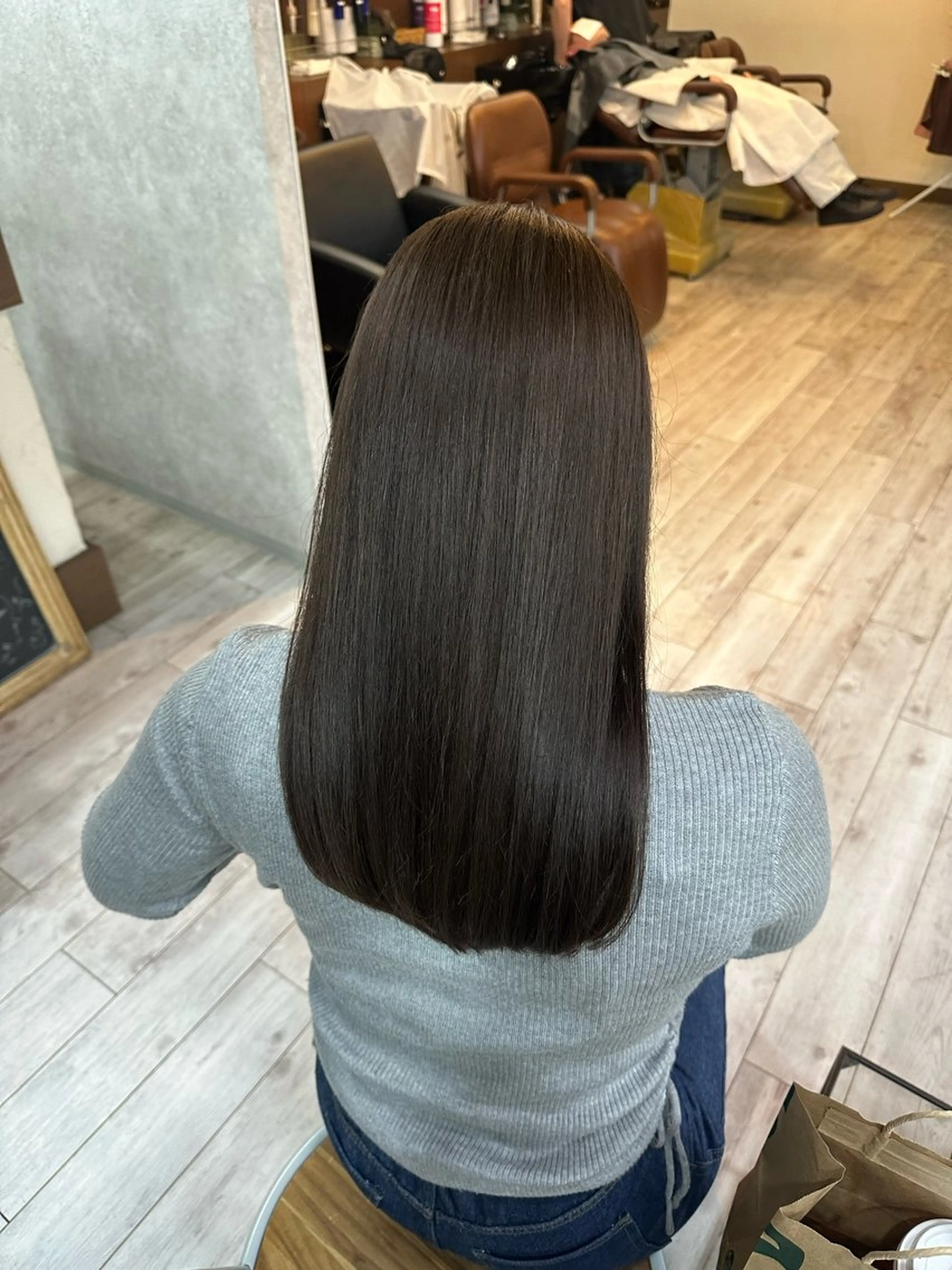 ロング カラー ヘアカラー トリートメント なぎは/似合わせ・ ナチュラルカラーのヘアスタイル