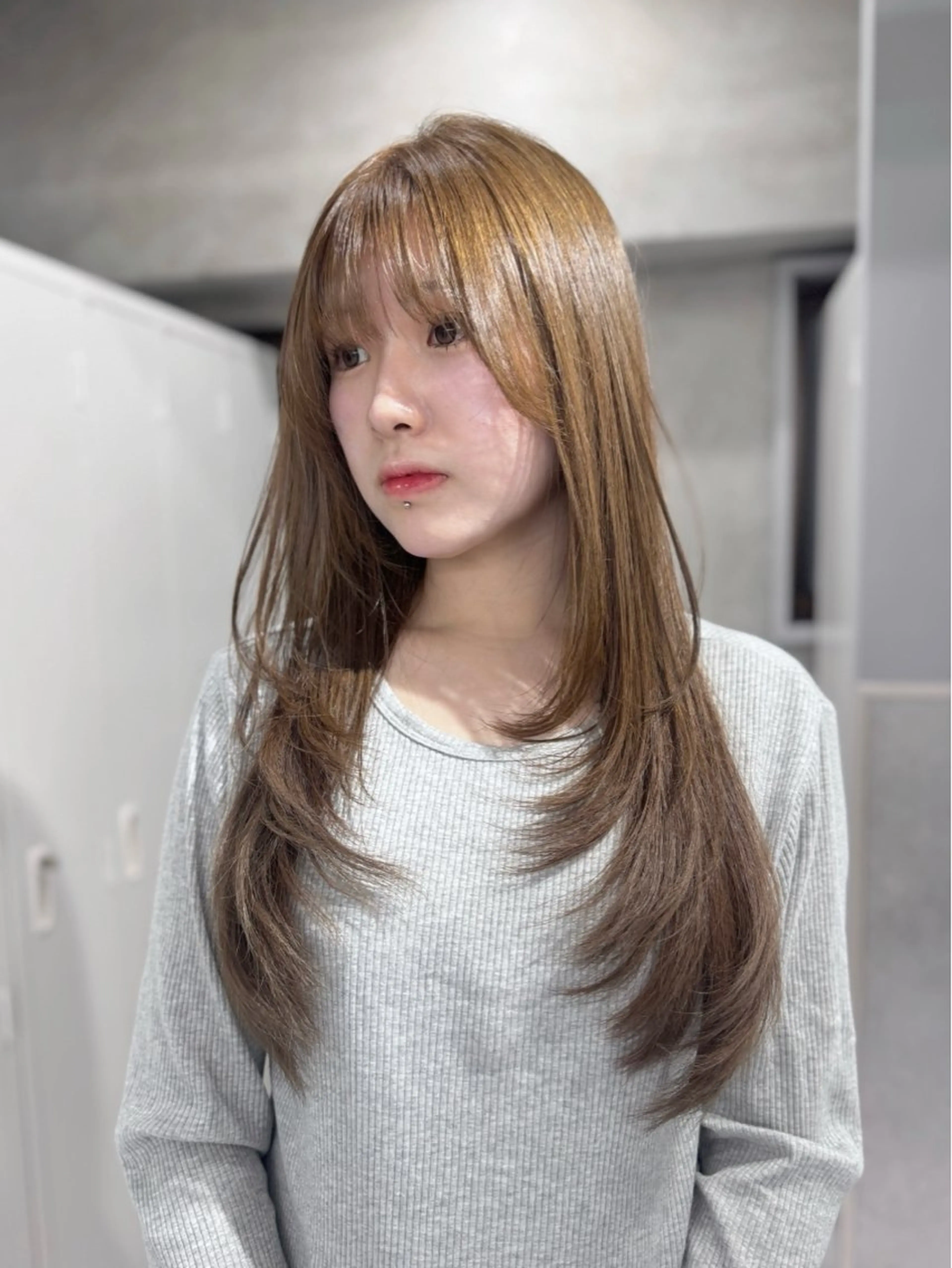 ロング カット ヘアカラー Mana/似合わせ レイヤー/ウルフのヘアスタイル