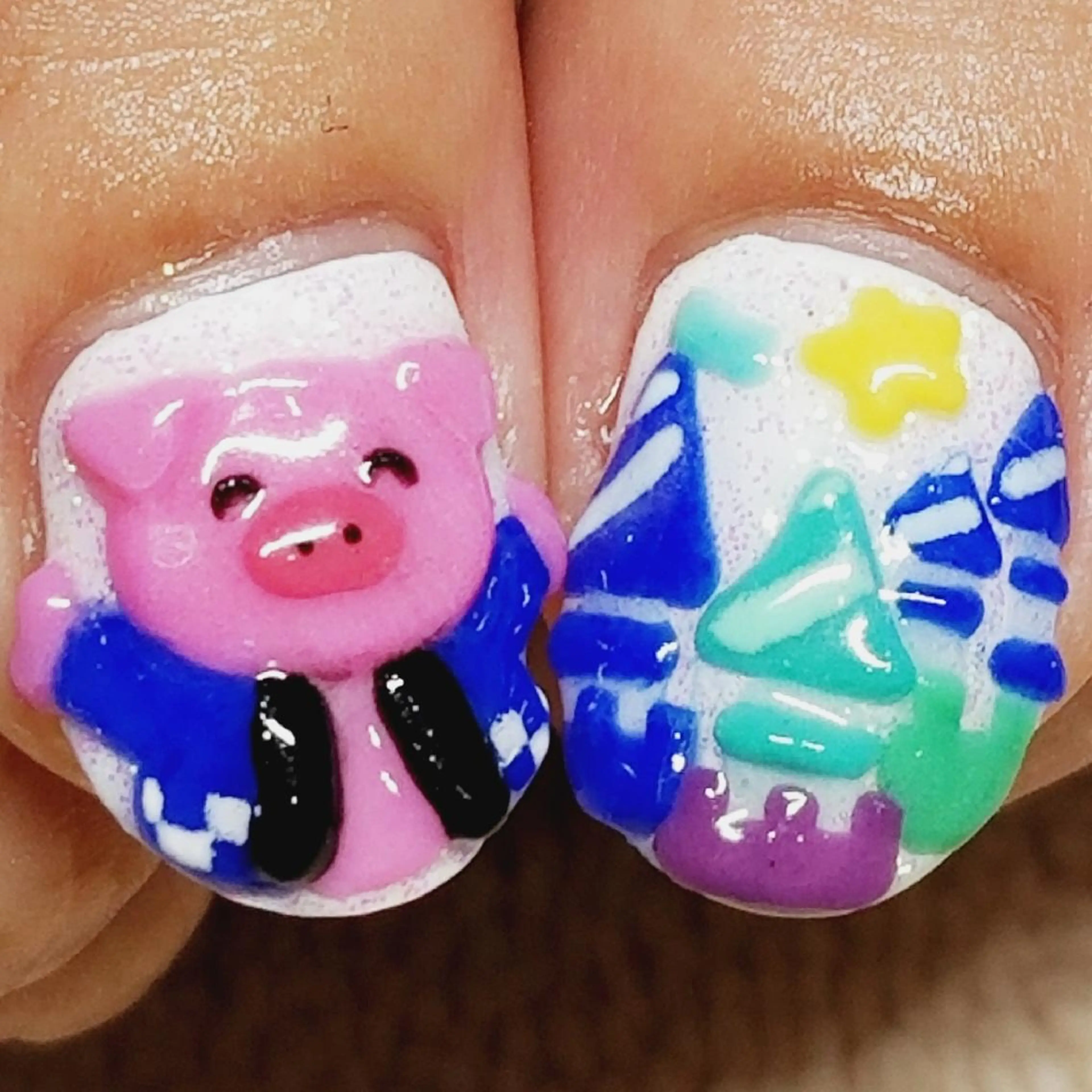 ネイル ラメ(グリッター) ワンカラーネイル ハンドネイル よしだ ひろきのネイルデザイン