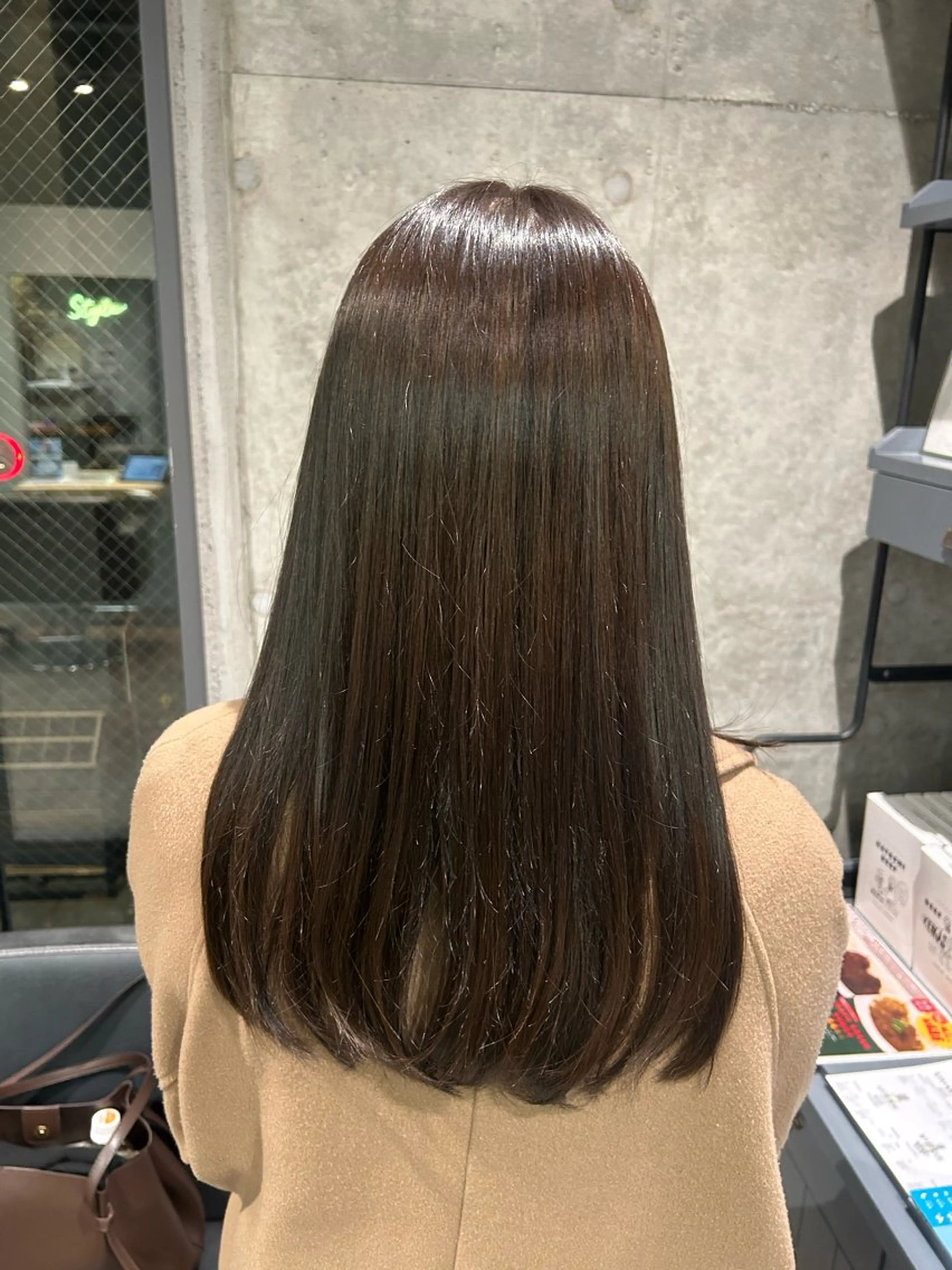 ロング カラー 透明感カラー/縮毛/ chino🍀のヘアスタイル