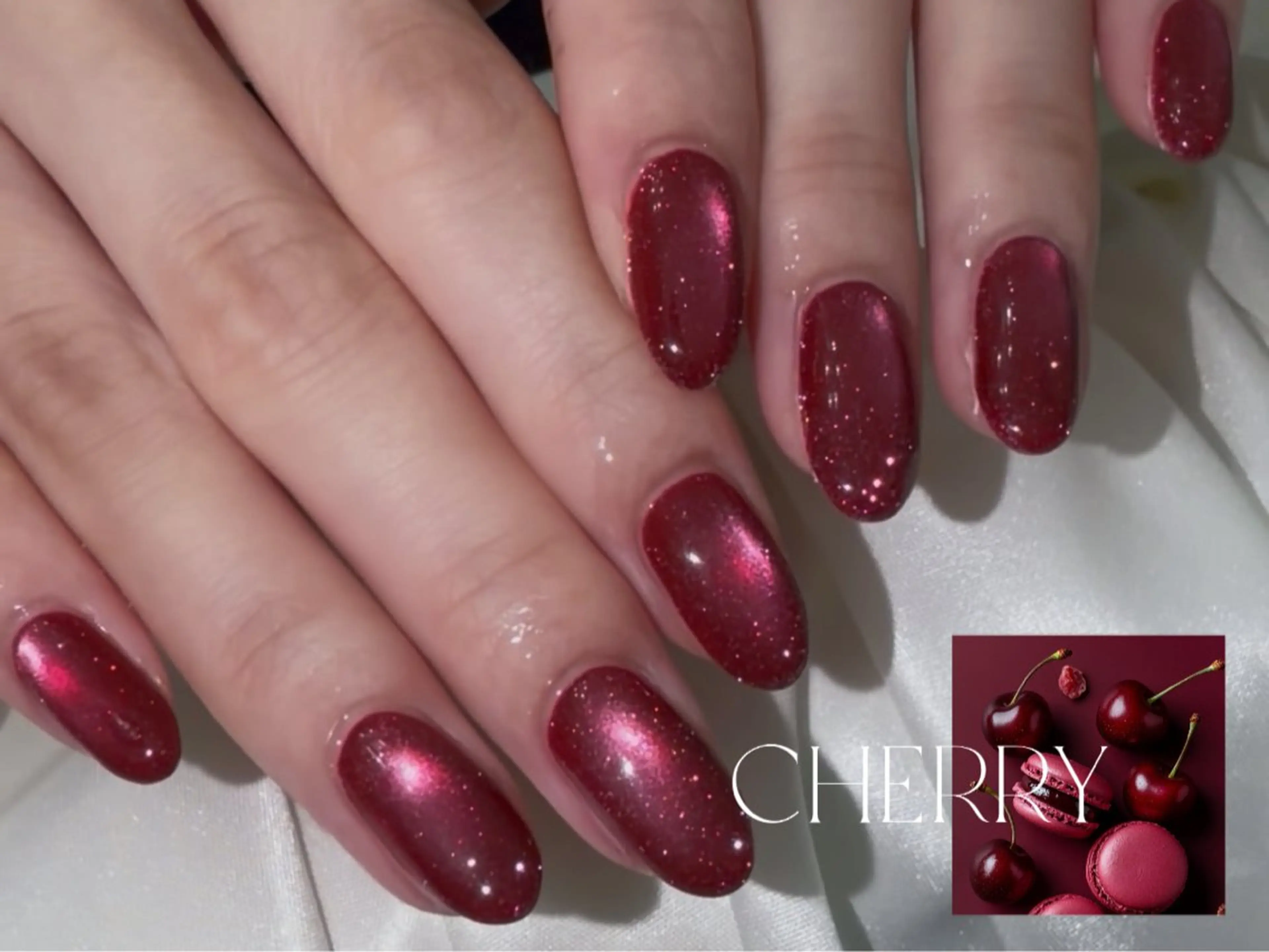 ネイル 赤色 非対面ネイルサロン Eveのネイルデザイン