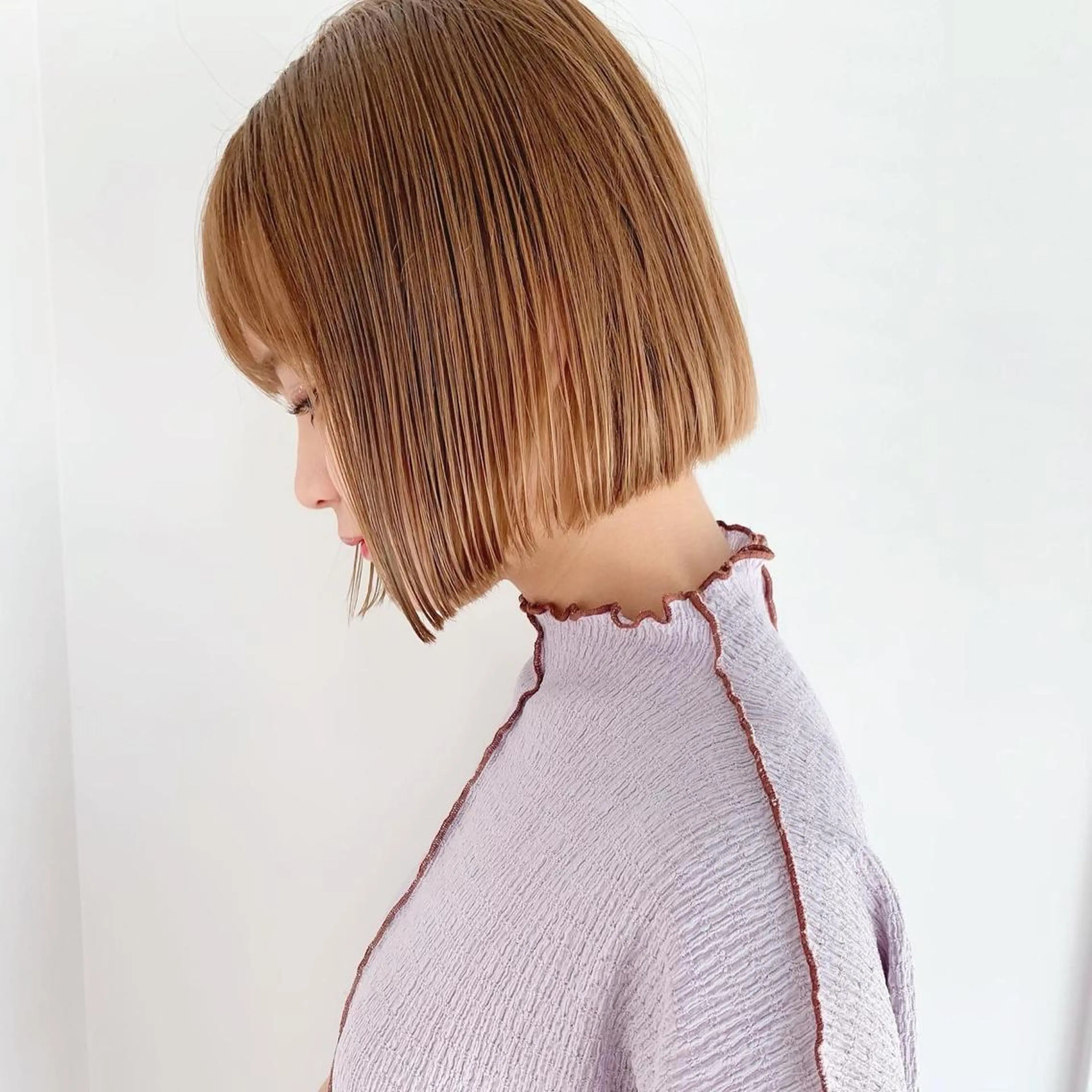 ショート カラー 🌱小顔ヘア/ボブ ミディアム/双葉🌱のヘアスタイル