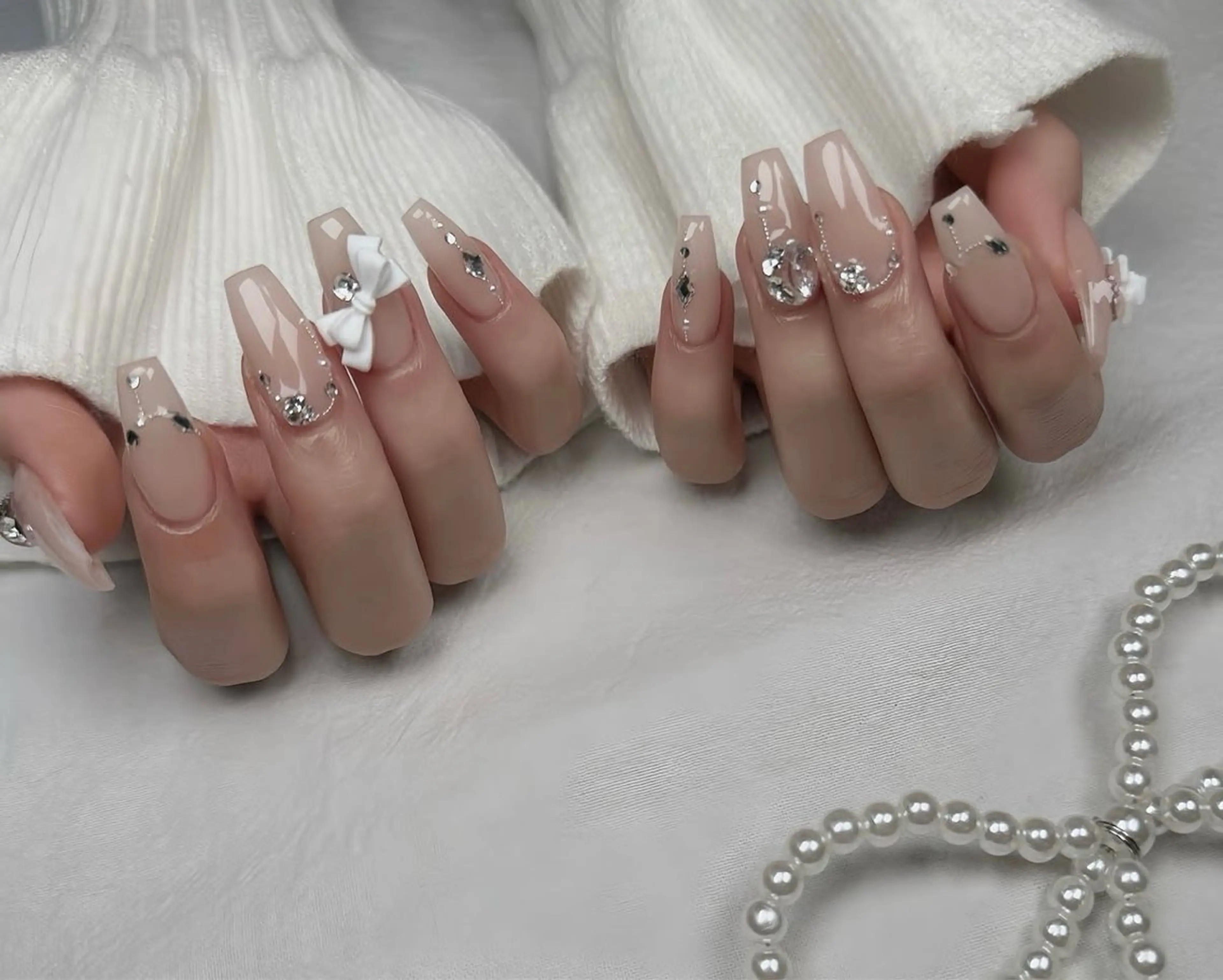 ネイル 韓国ネイル ニュアンスネイル シンプルネイル ワンホンネイル Nihonthy Nail 新宿のネイルデザイン