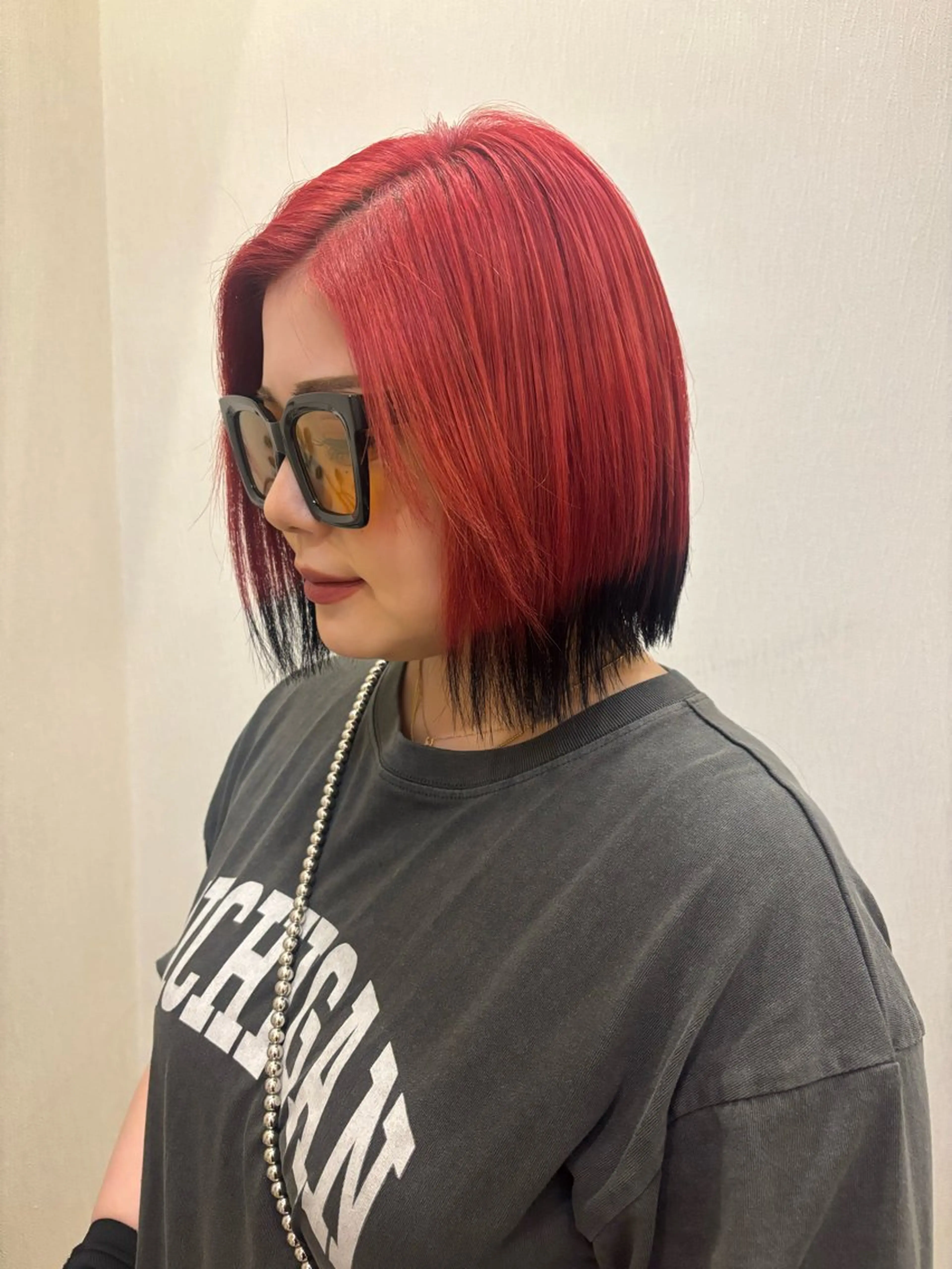 ミディアム カラー 似合わせレイヤー/ Wカラー🧸こころのヘアスタイル