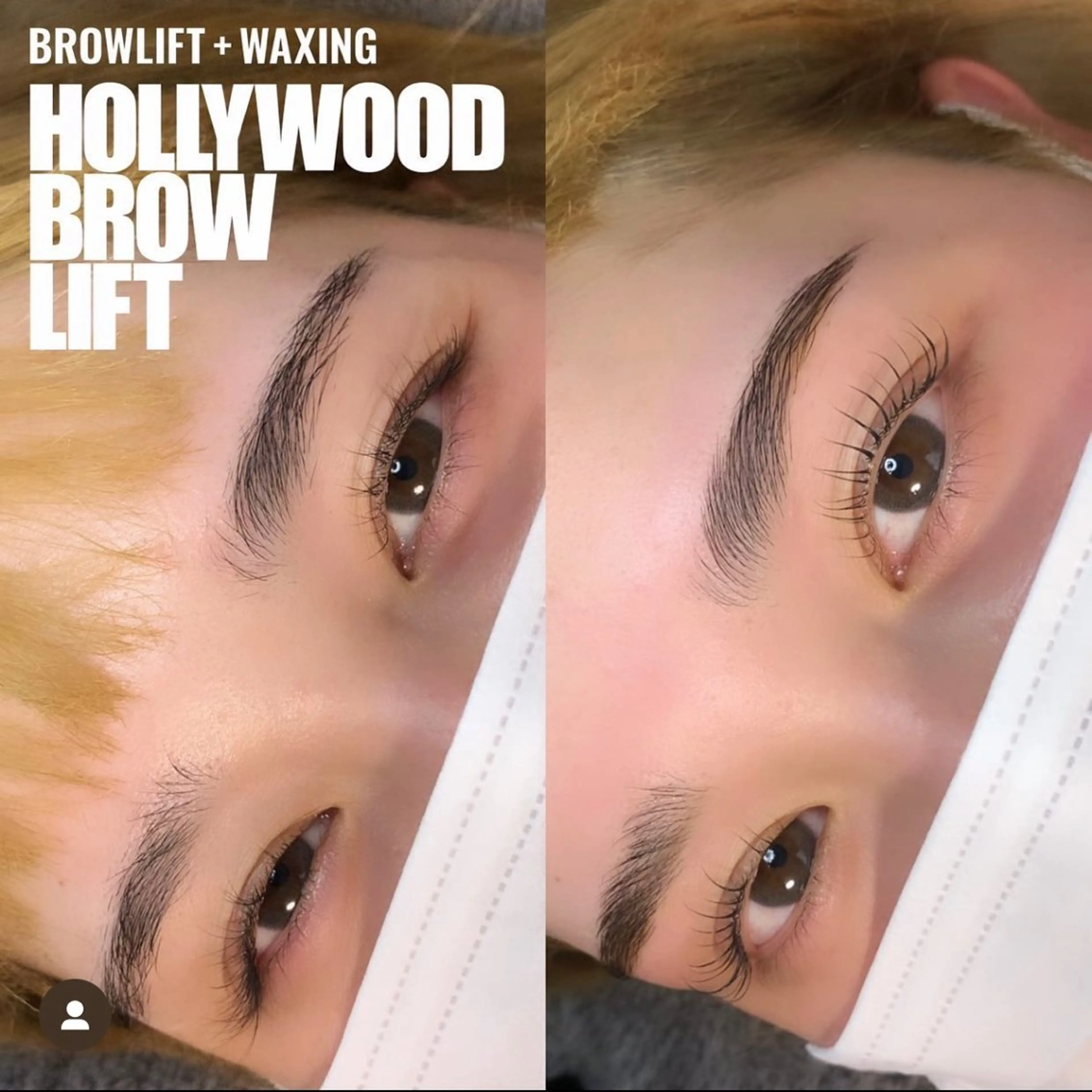 ハリウッドブロウリフト(眉パーマ×眉WAX)の写真