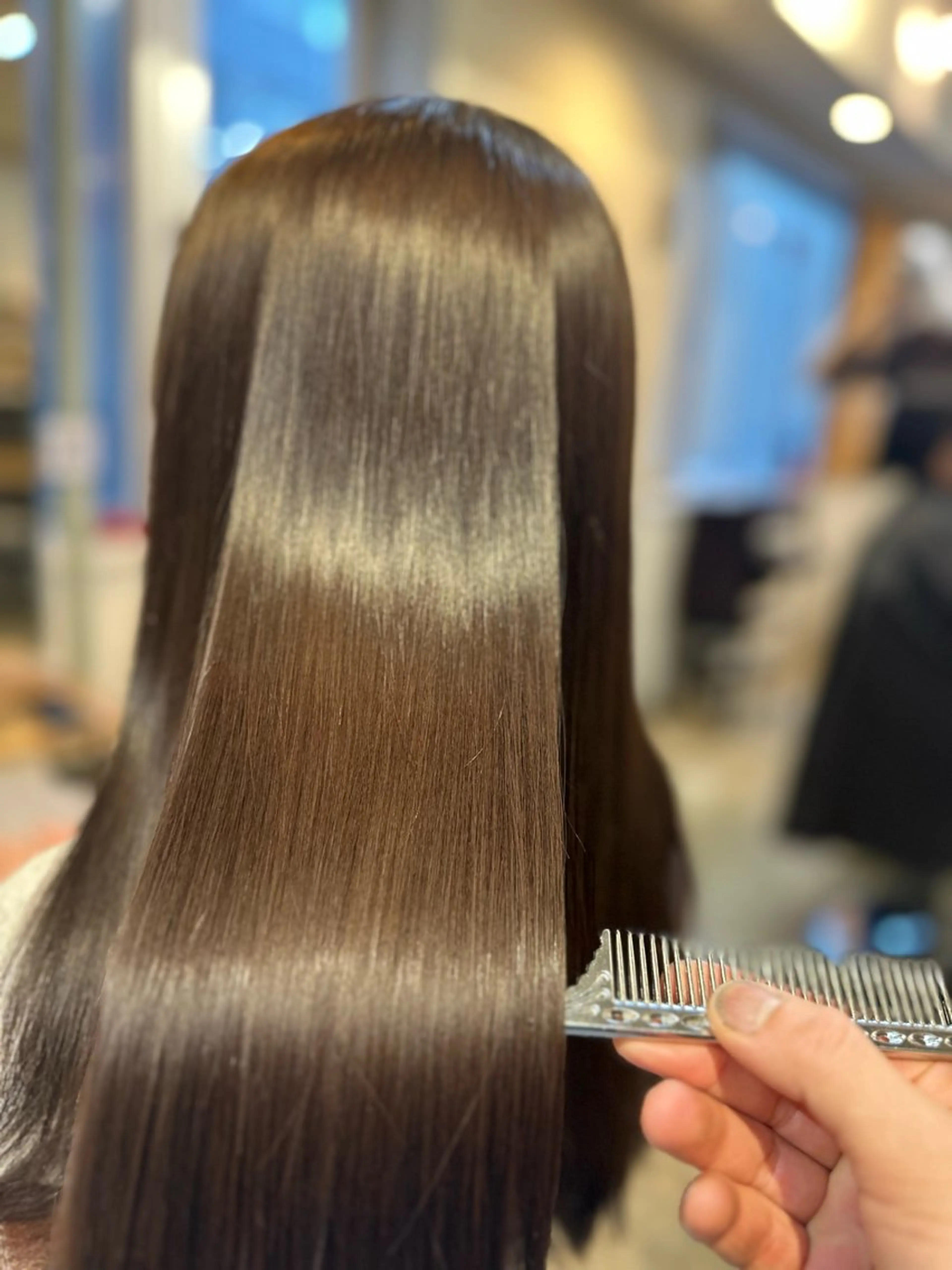 セミロング 髪質改善【縮毛矯正】 No.1りょうかのヘアスタイル