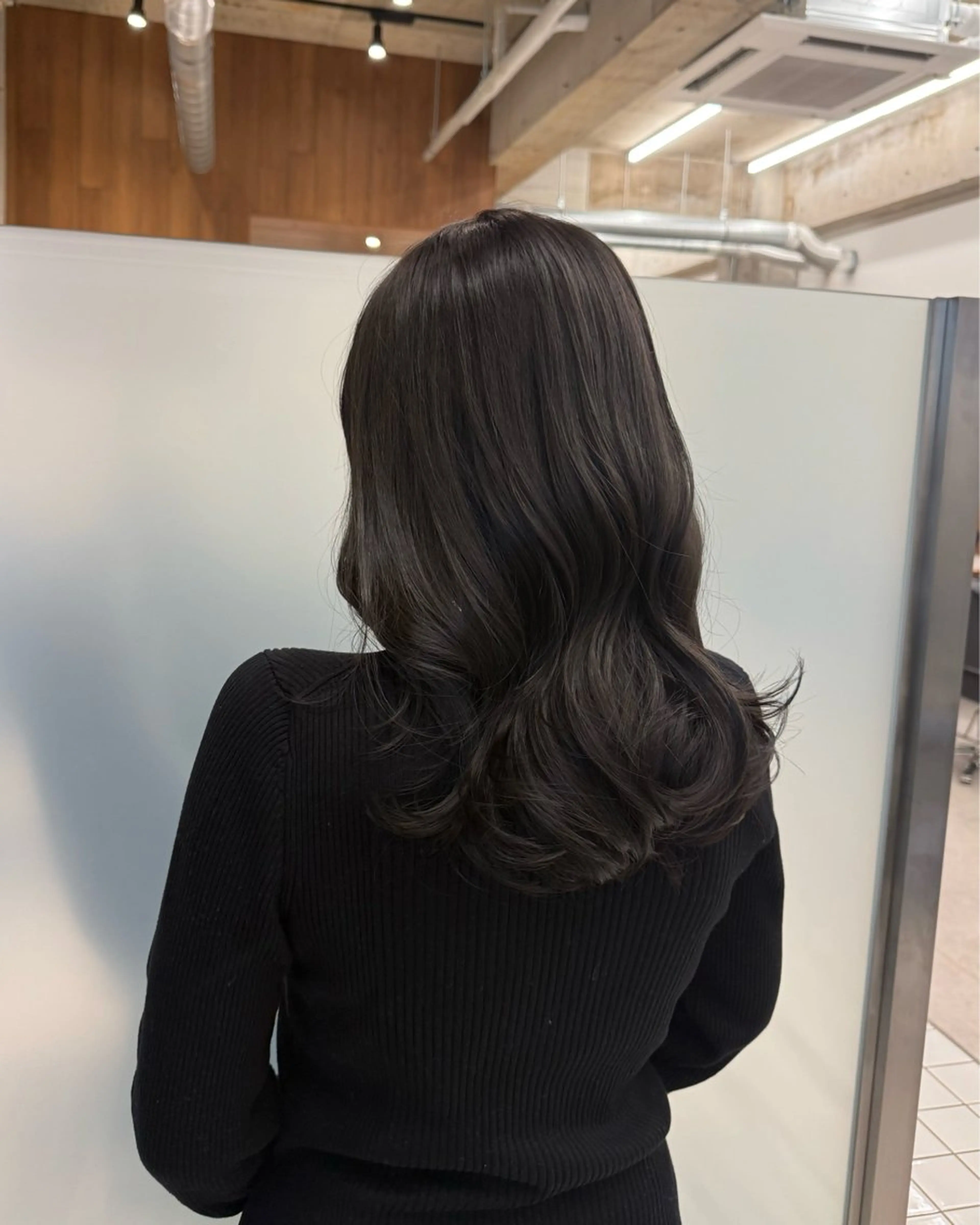 ミディアム カラー 縮毛矯正+モテカラー 🎀✨MIHOのヘアスタイル