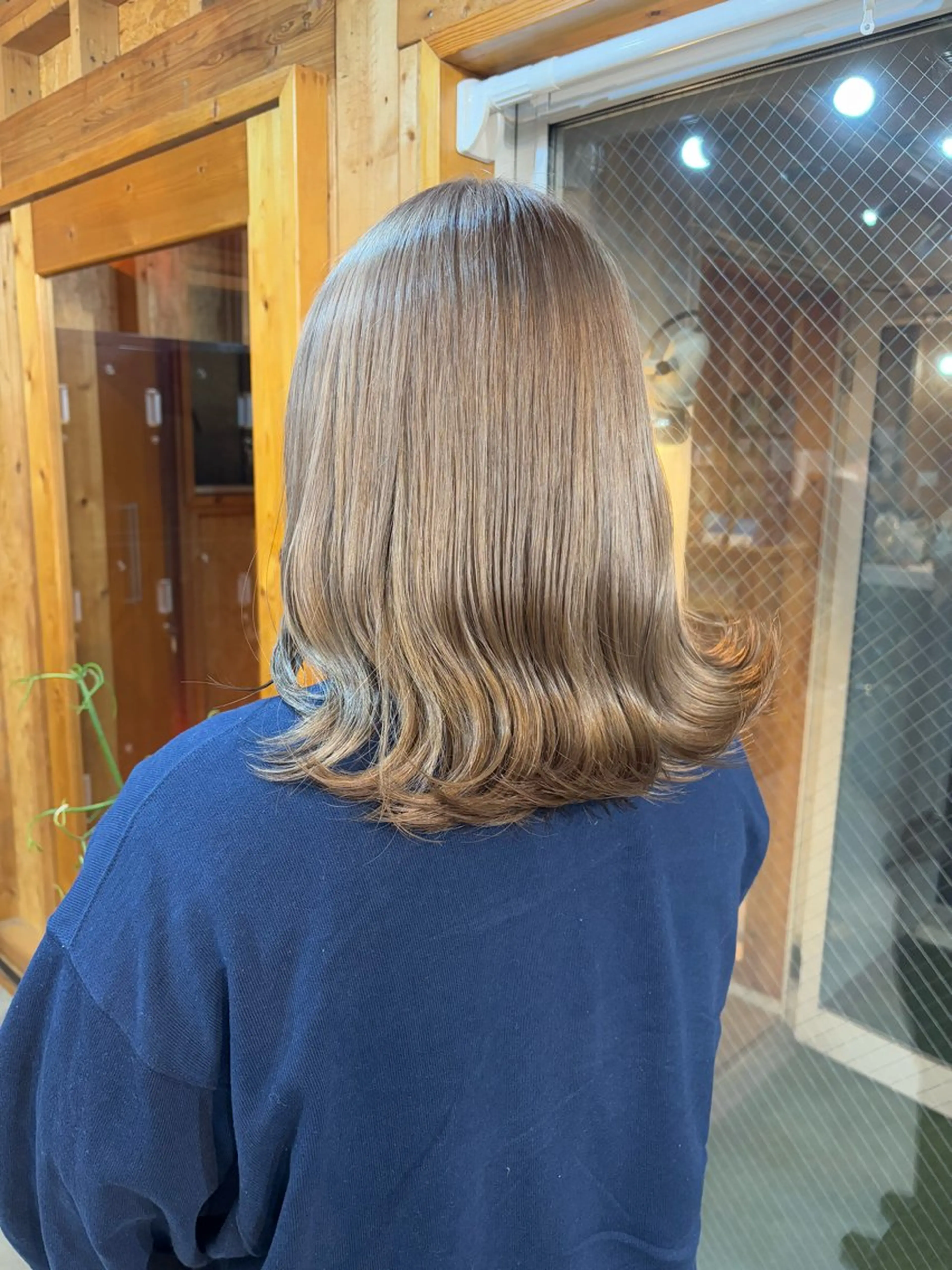 カラー まろみ暖色×ボブ ×chia🕯のヘアスタイル