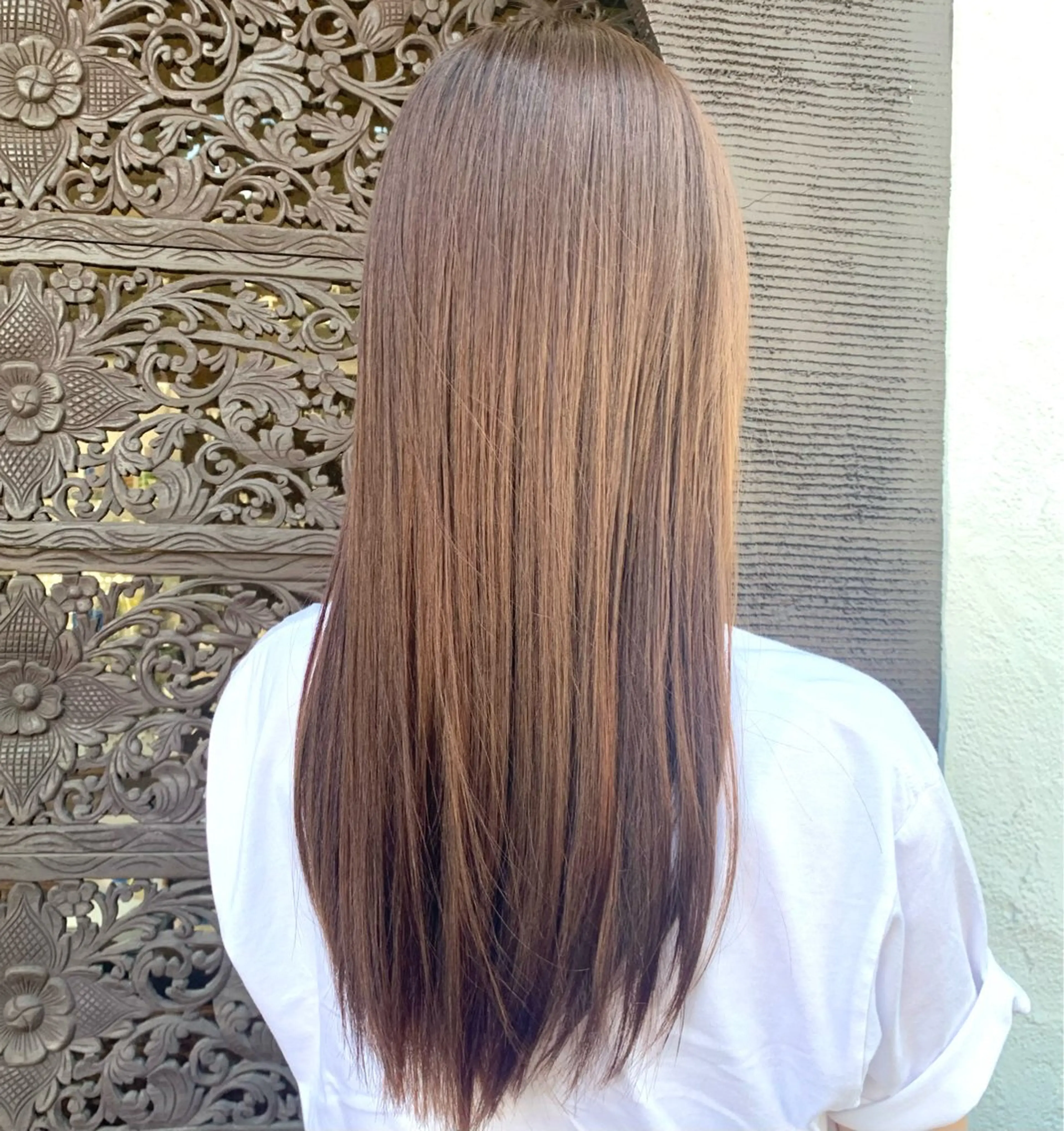 【美髪縮毛矯正】自然なまとまり×ツヤ感ストレート🍀の写真