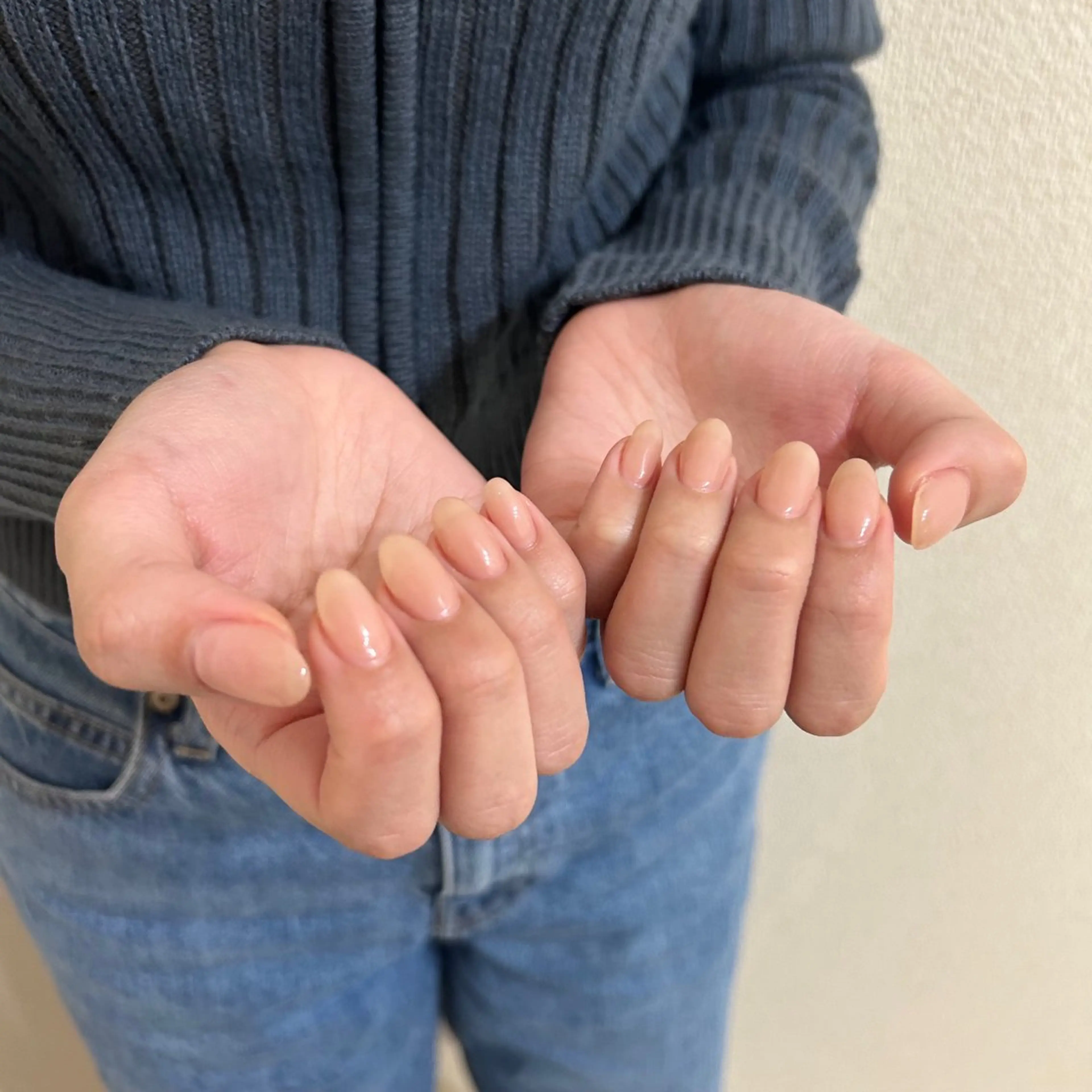 ネイル ブルー フットネイル ジェルネイル キラキラネイル 韓国ネイル RooM -mizuki-のネイルデザイン