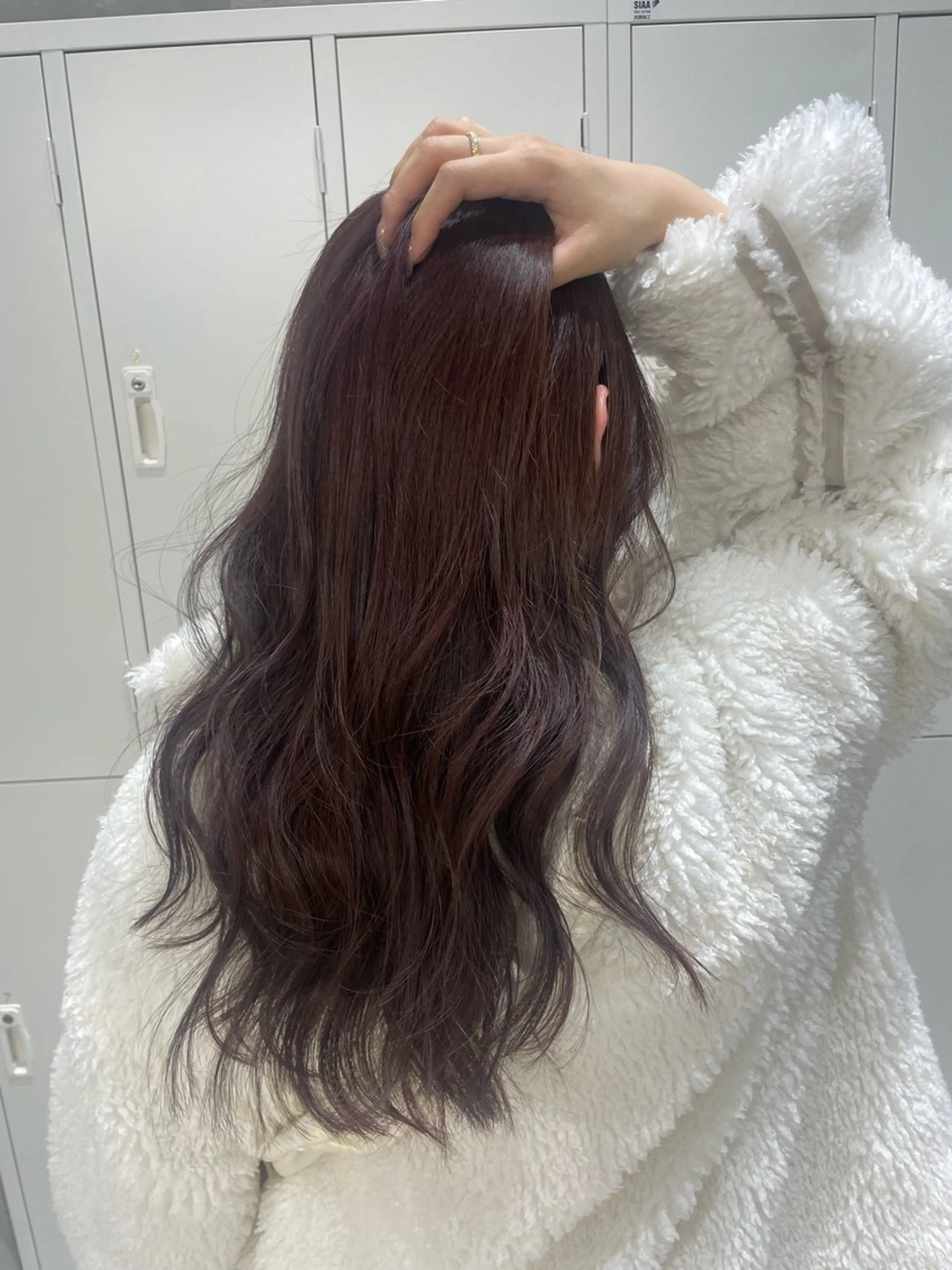 ロング 顔周りカット 髪質改善 レイヤーカット ヘアカラー トリートメント 【ジーナ新宿】 大橋美月のヘアスタイル