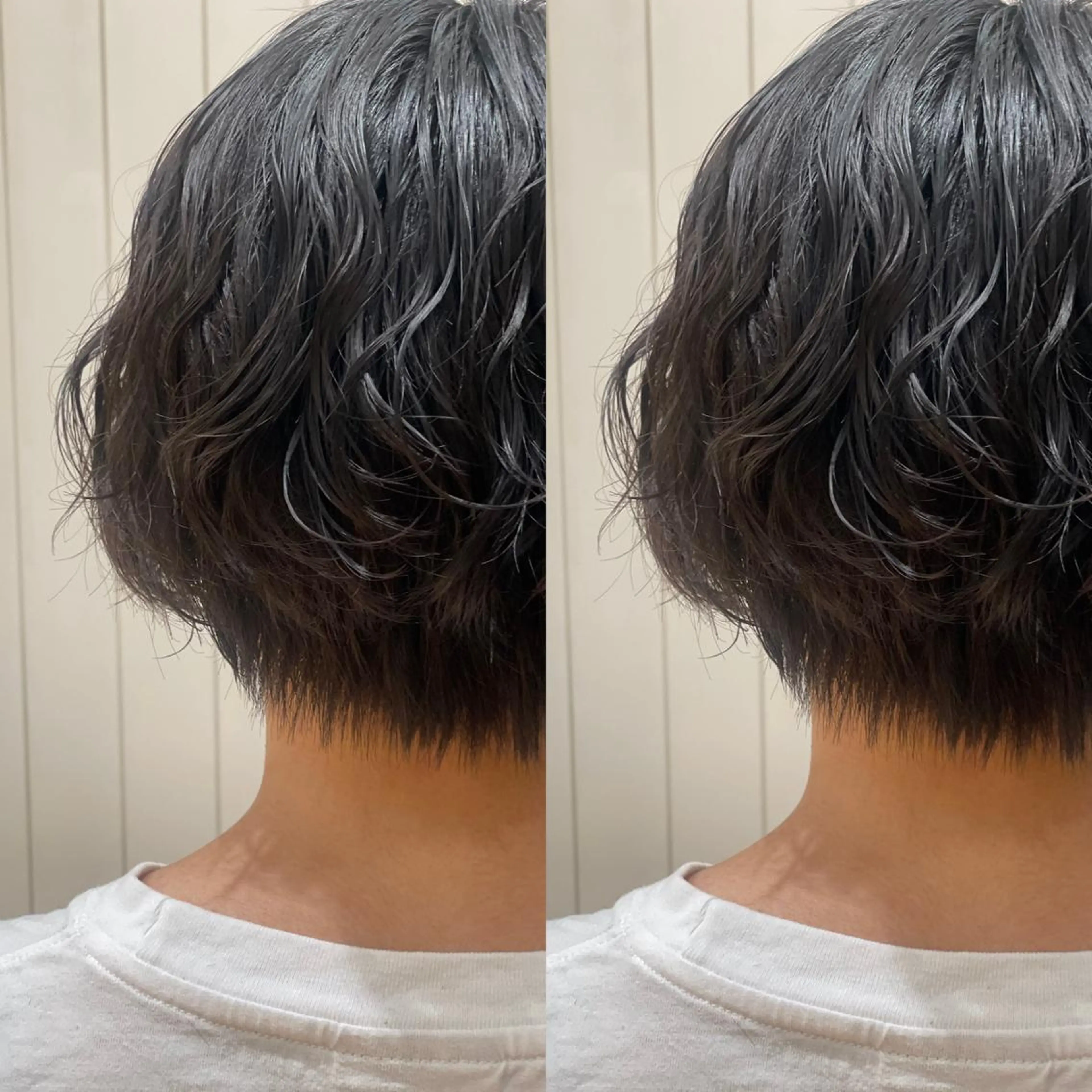 ミディアム カラー パーマ ミディアムパーマ ボブ Snaly カラー特化ページのヘアスタイル