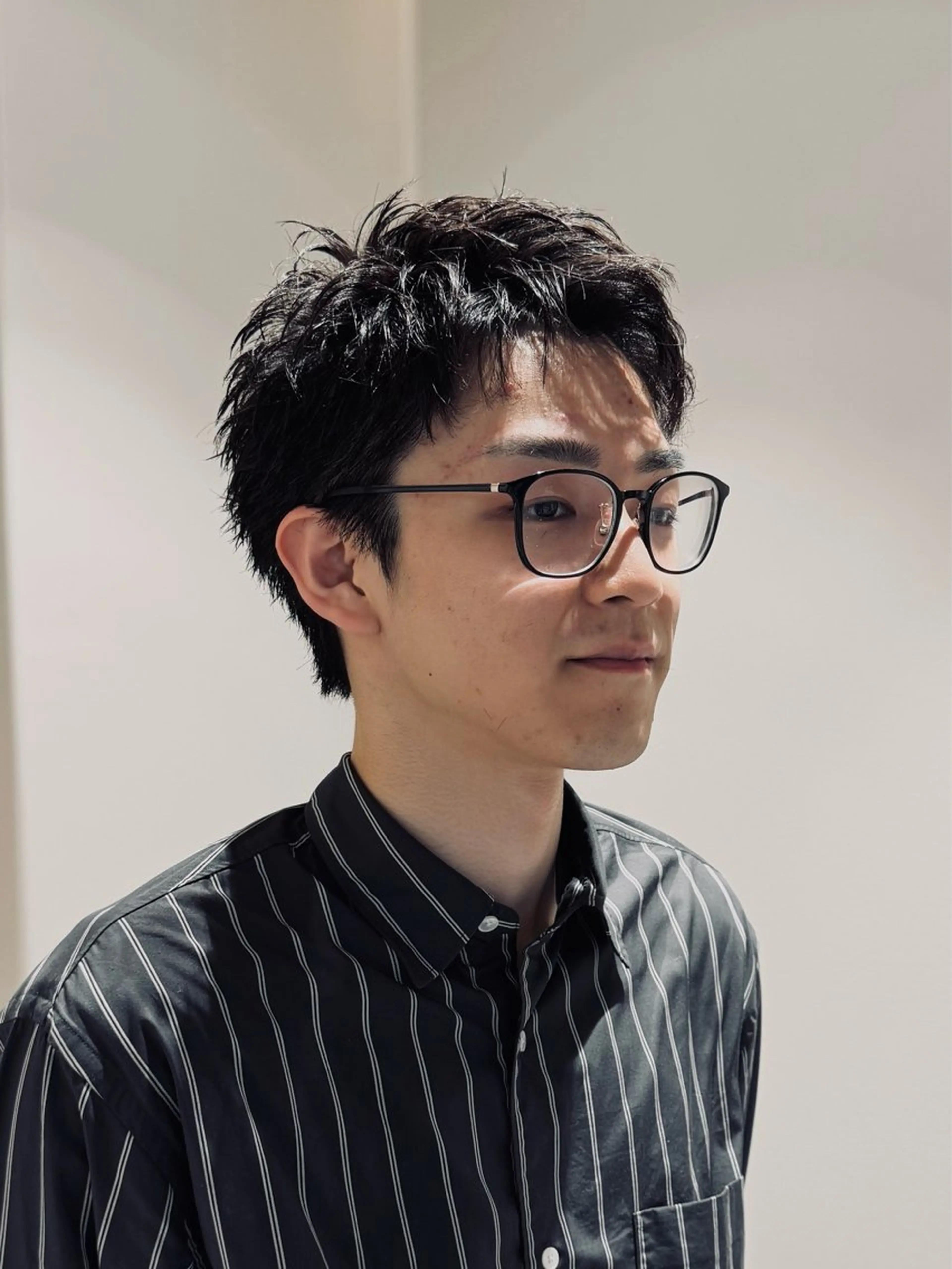ショート パーマ メンズ カット パーマ メンズ特化 丸山 航輝のヘアスタイル
