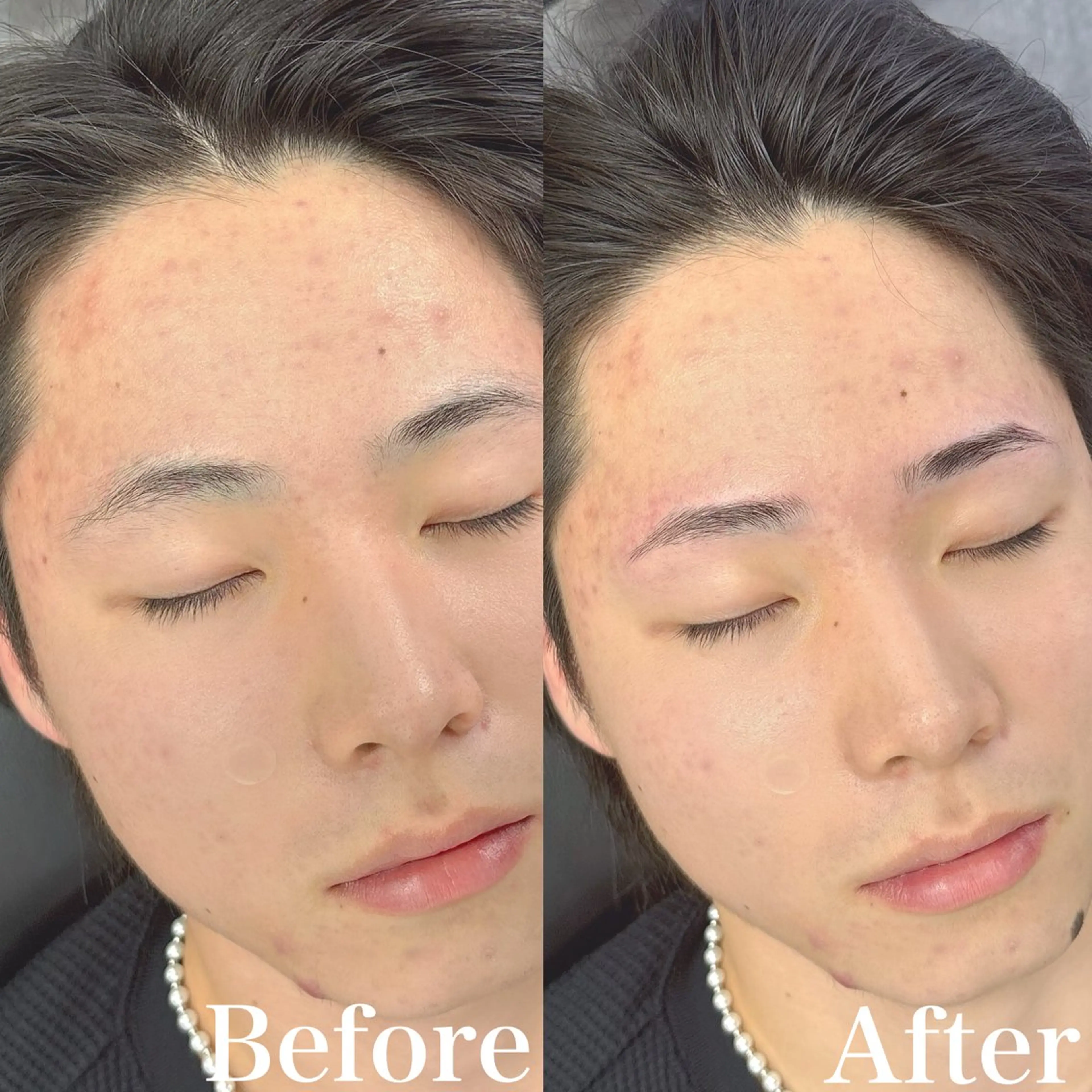 メンズ アイブロウ ワックス脱毛 眉カット その他(アイブロウ) 8日空きあり Yusukeの眉毛・アイブロウイメージ
