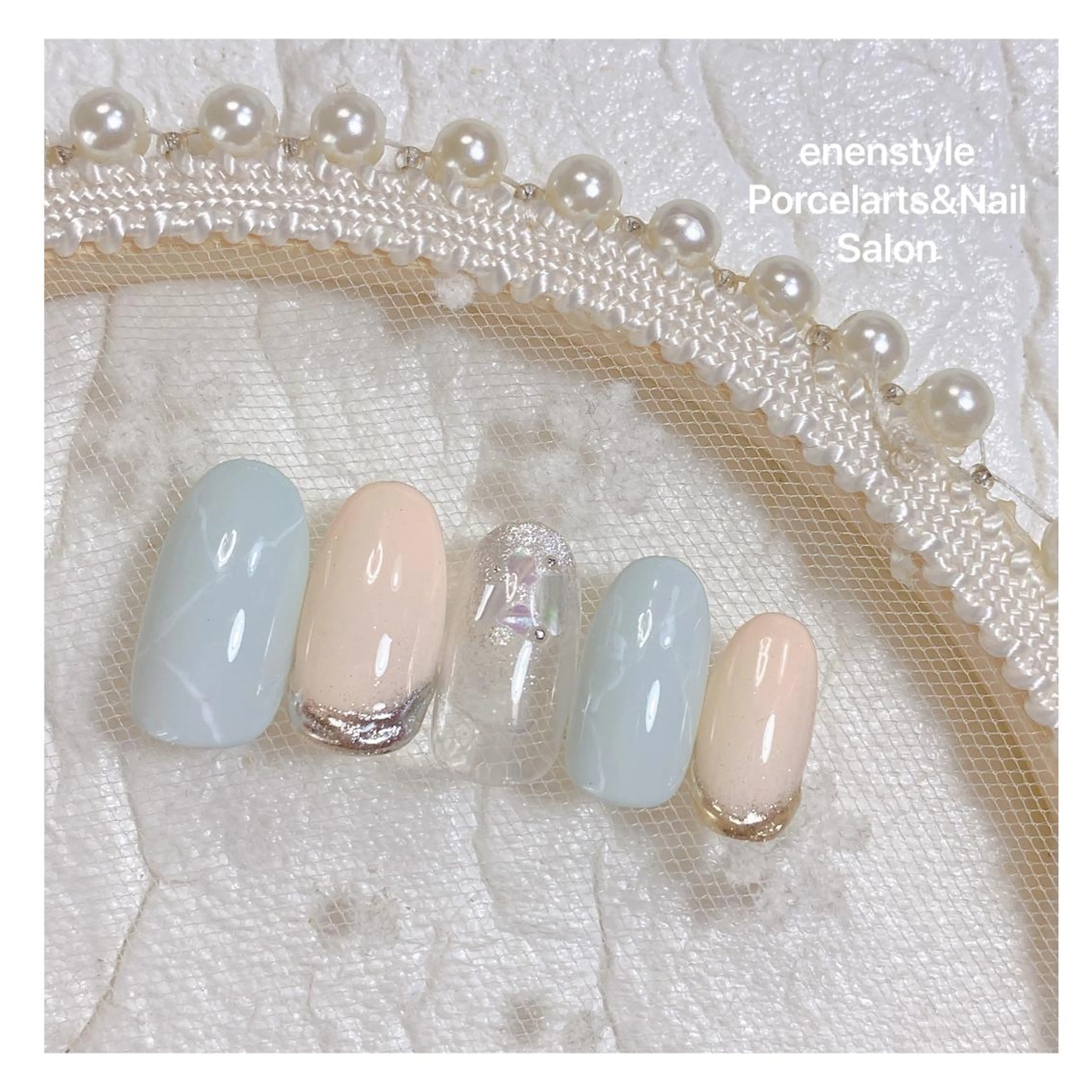 ミディアム ネイル 👑enen style👑のネイルデザイン